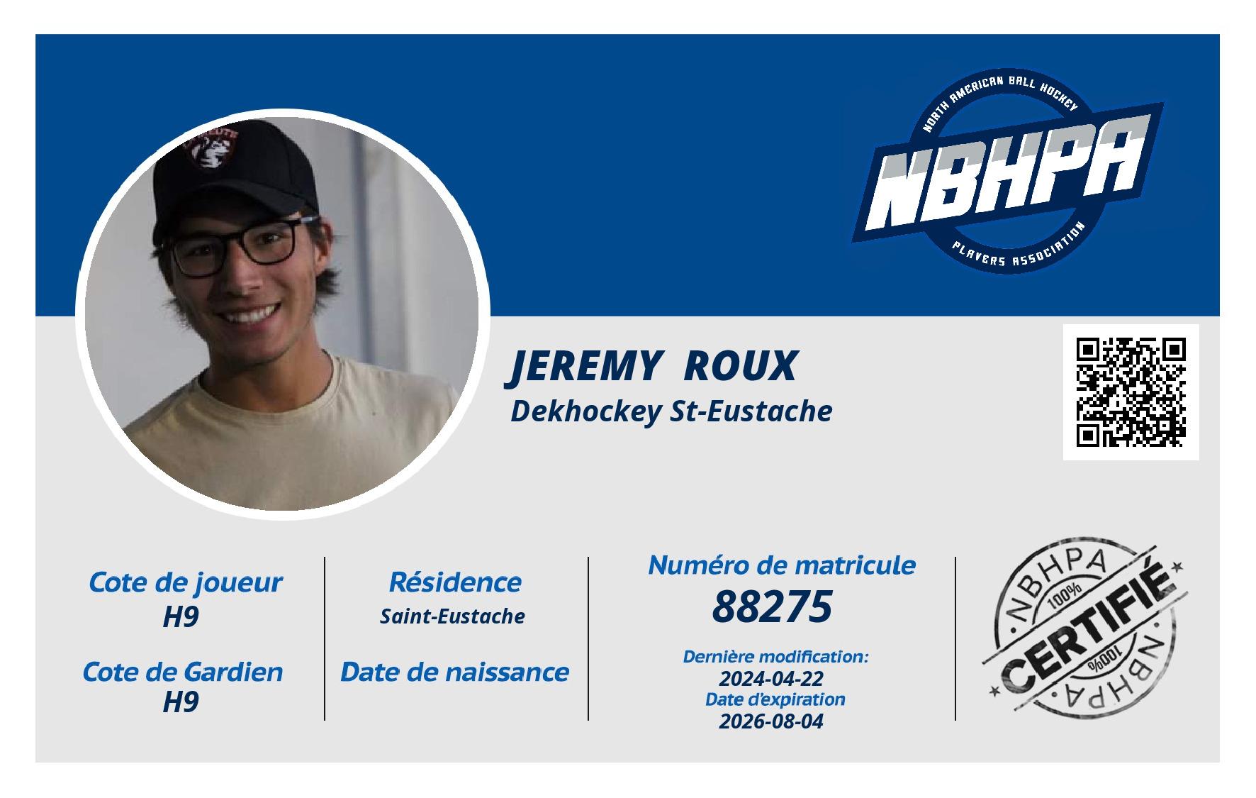Jeremy  Roux 