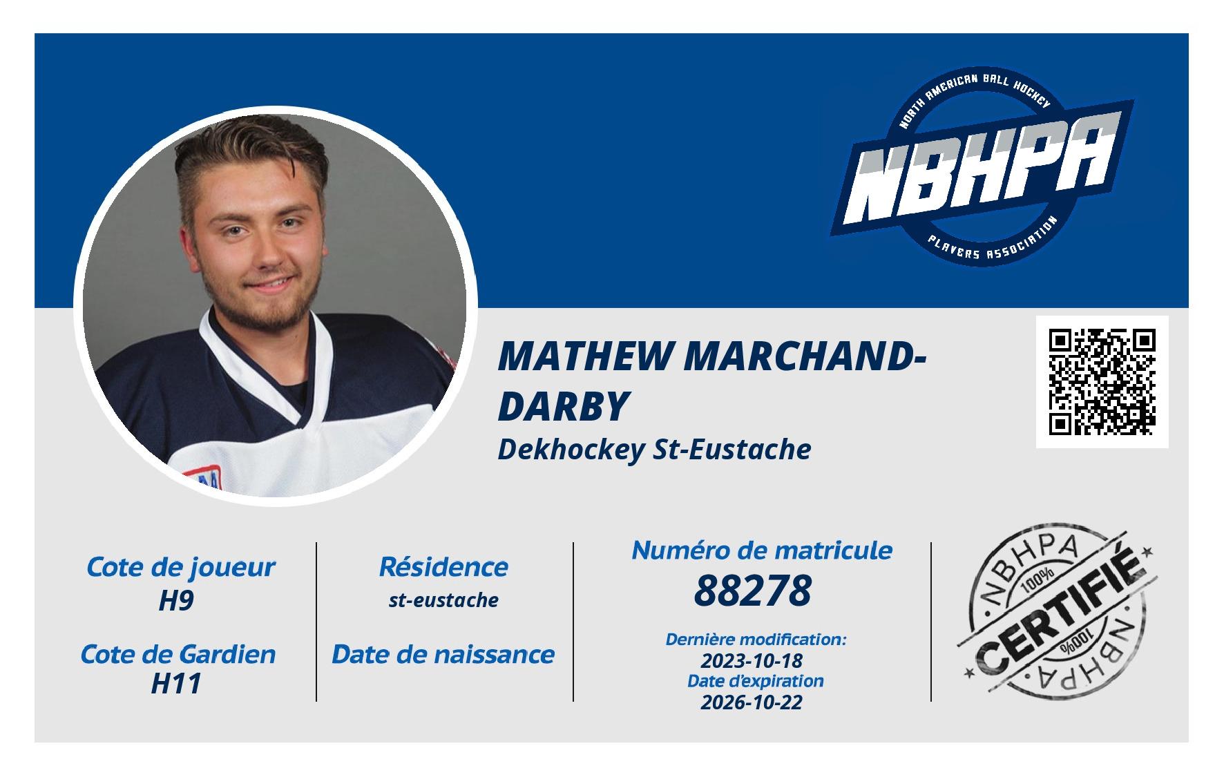 Mathew Marchand-darby