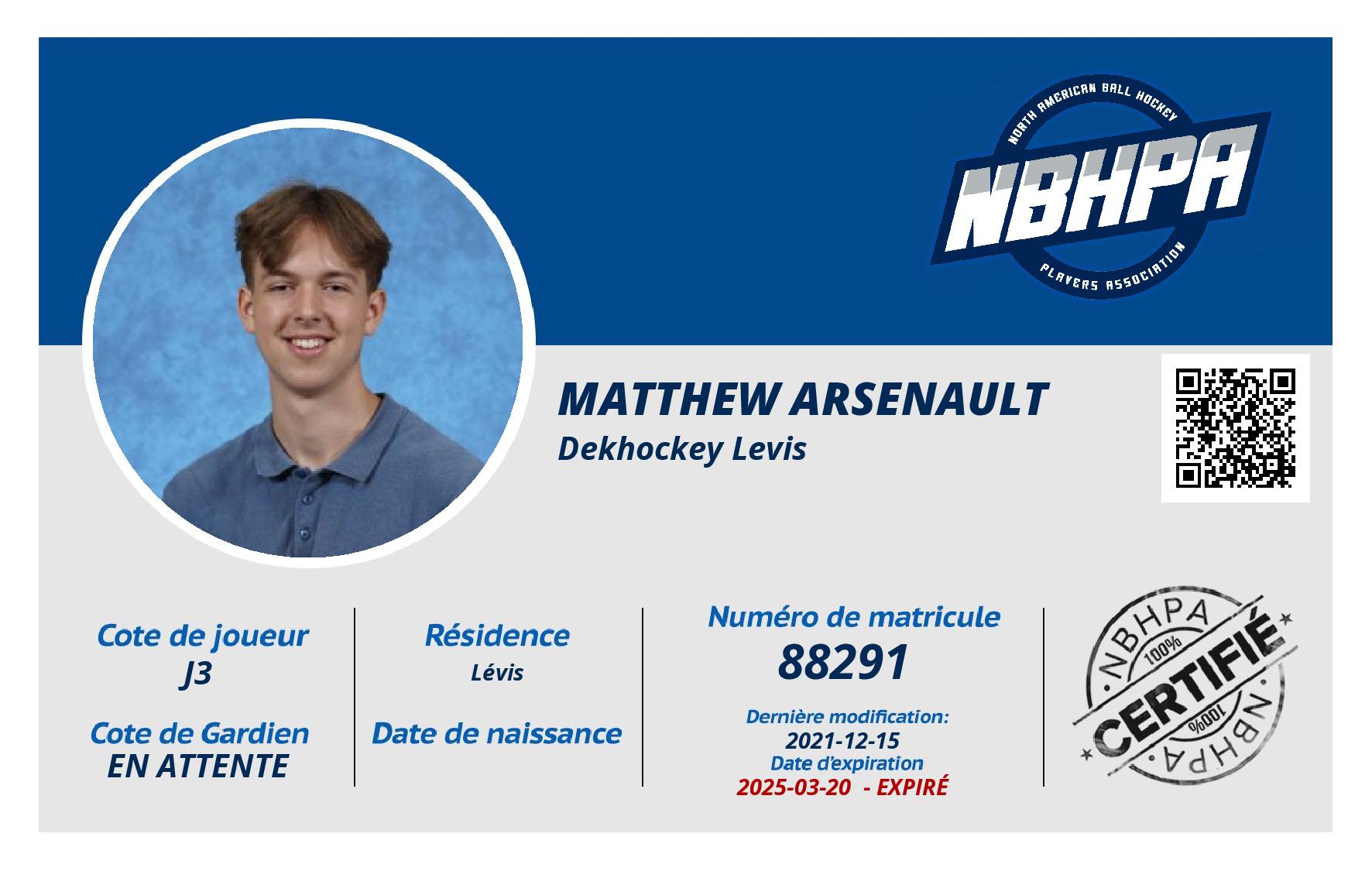 Matthew Arsenault