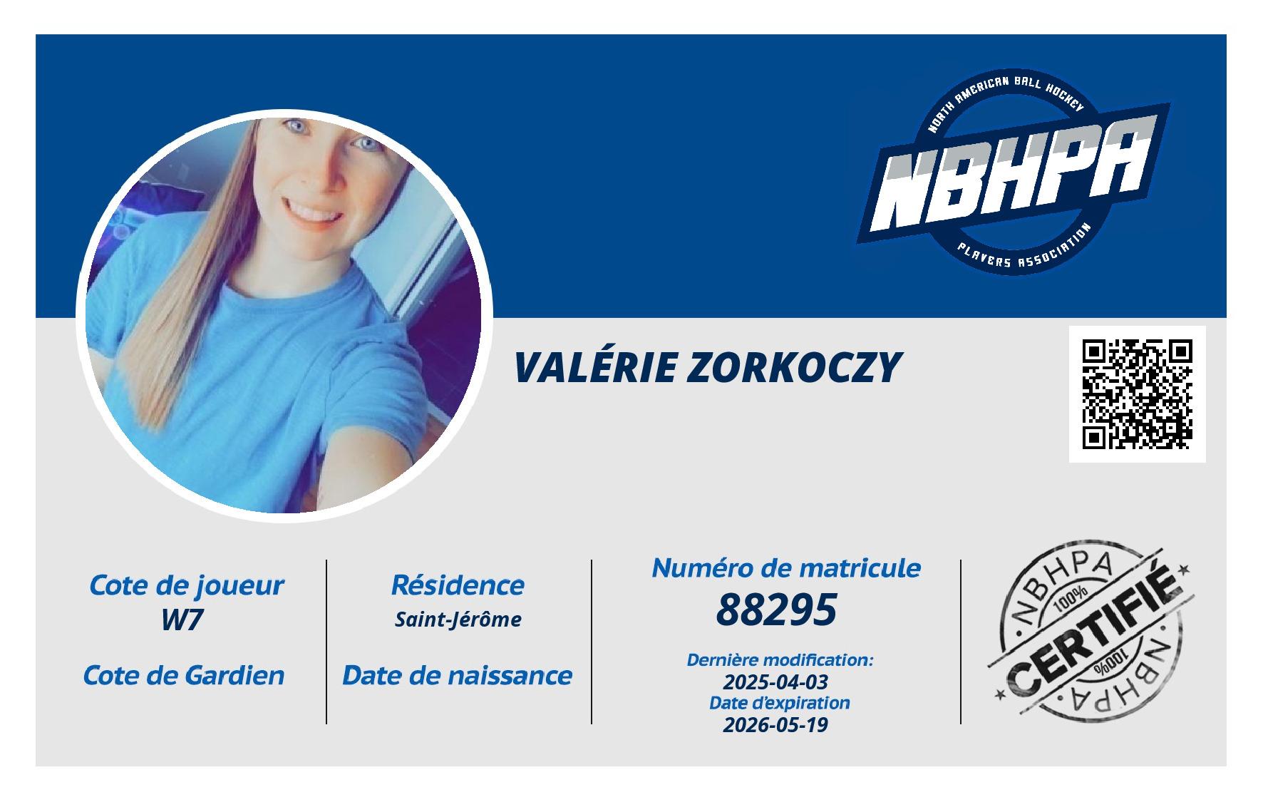 Valérie Zorkoczy