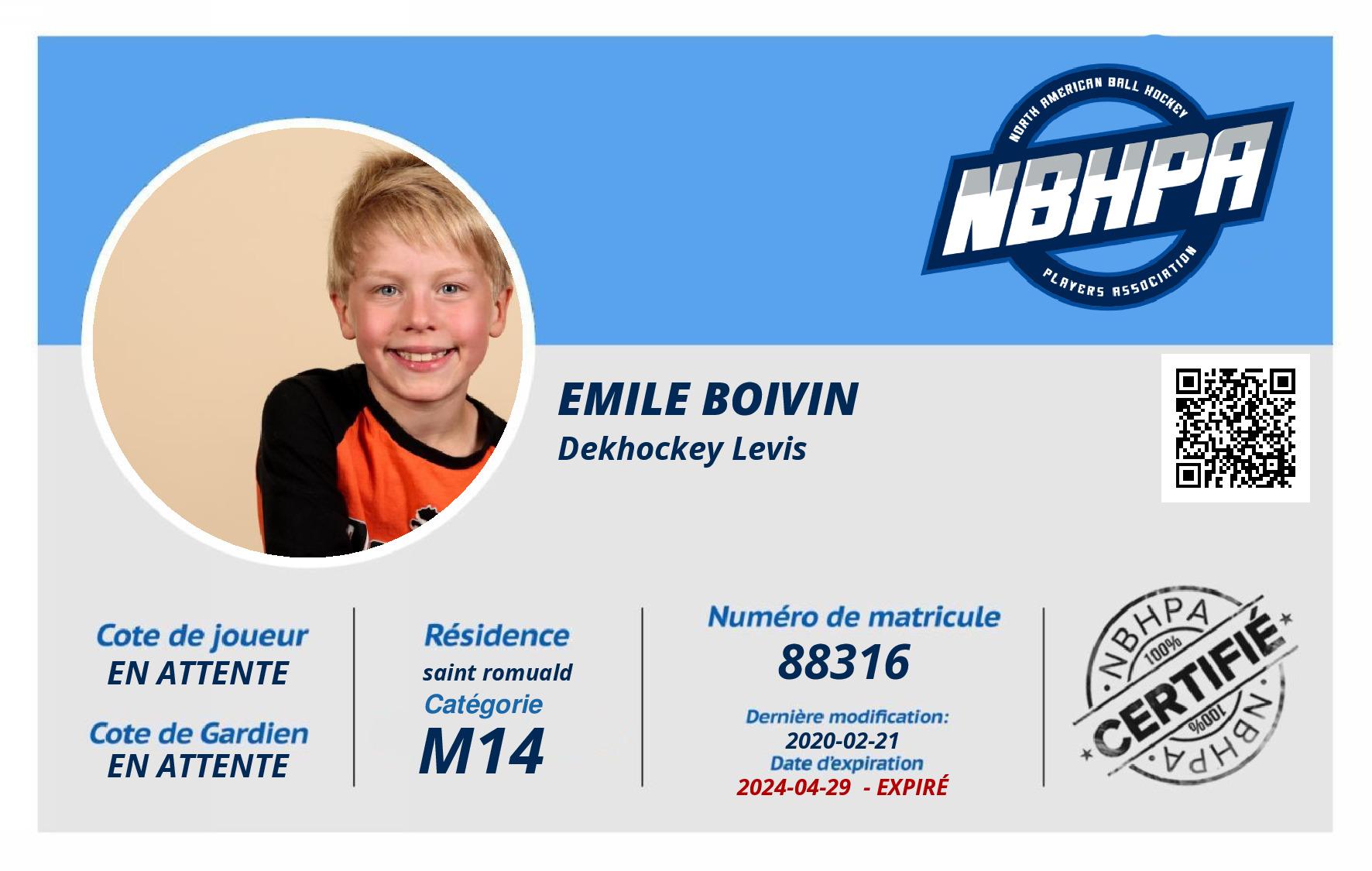 emile boivin