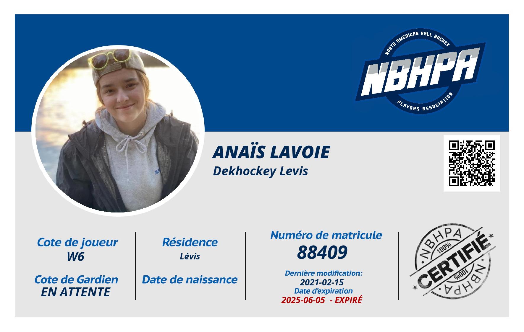Anaïs Lavoie