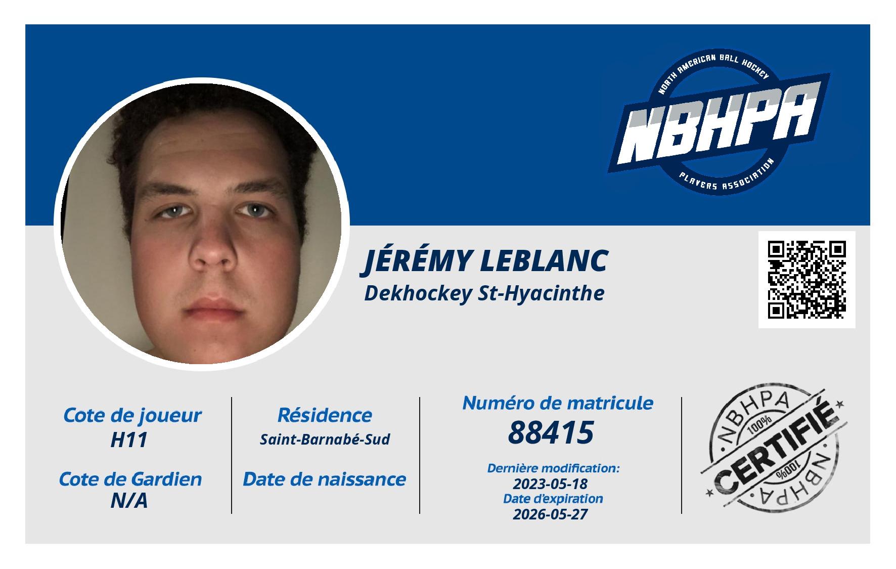 Jérémy Leblanc