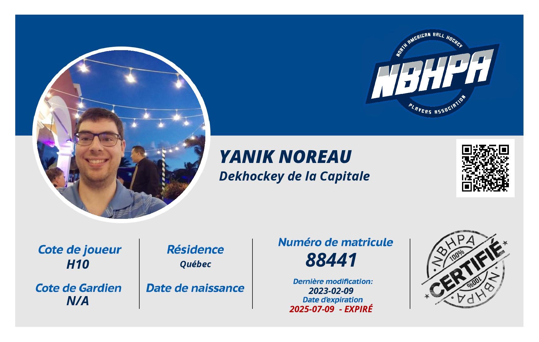 Yanik Noreau