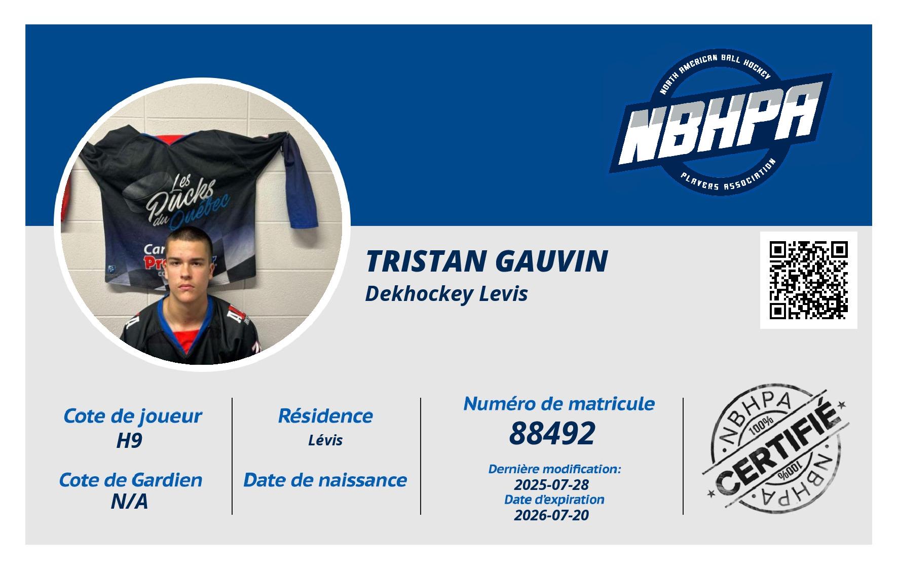 Tristan Gauvin