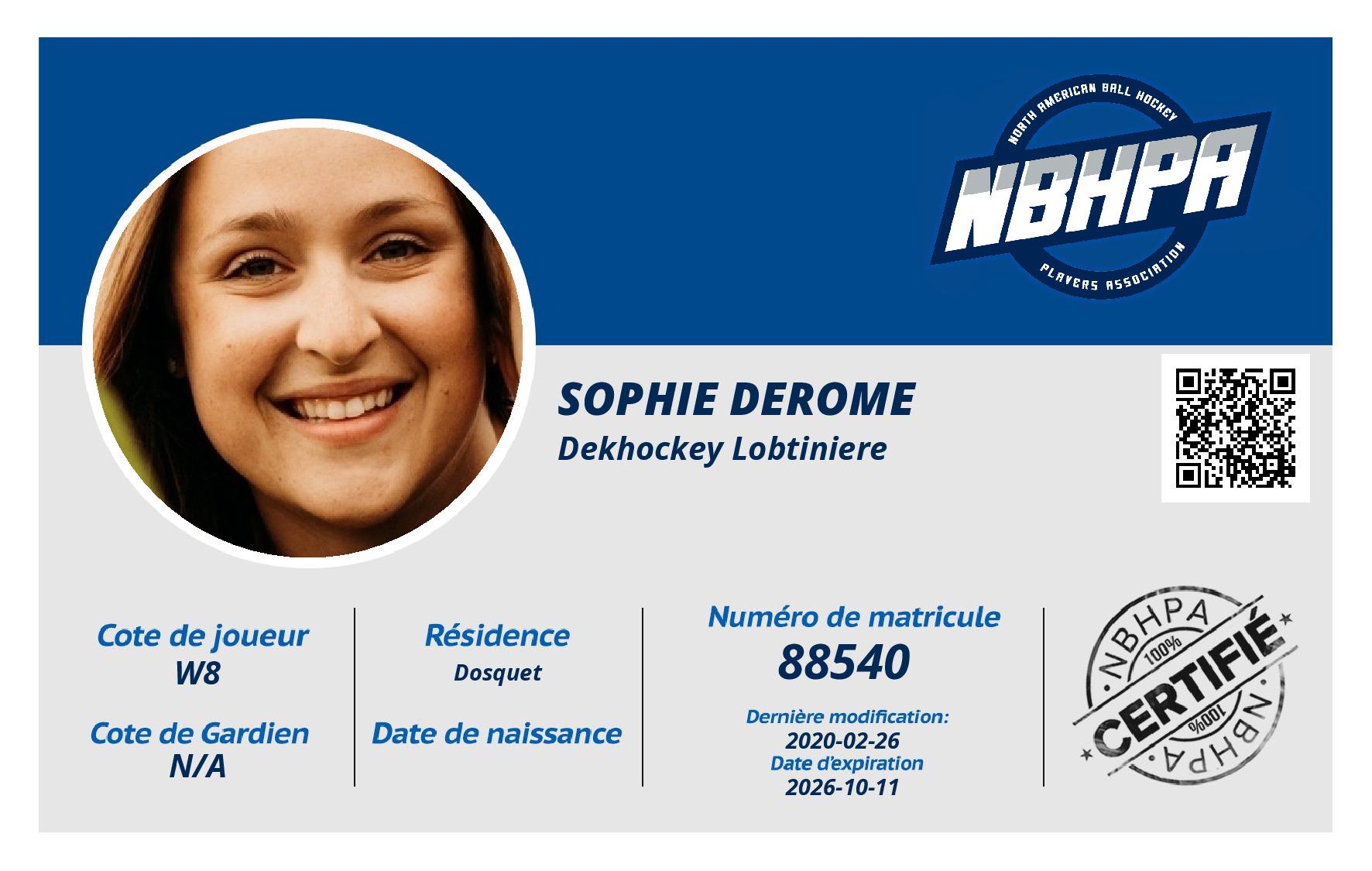 Sophie Derome