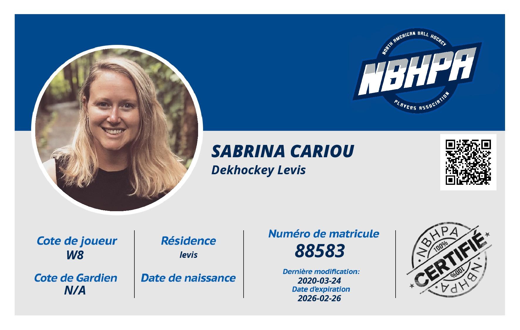 Sabrina Cariou