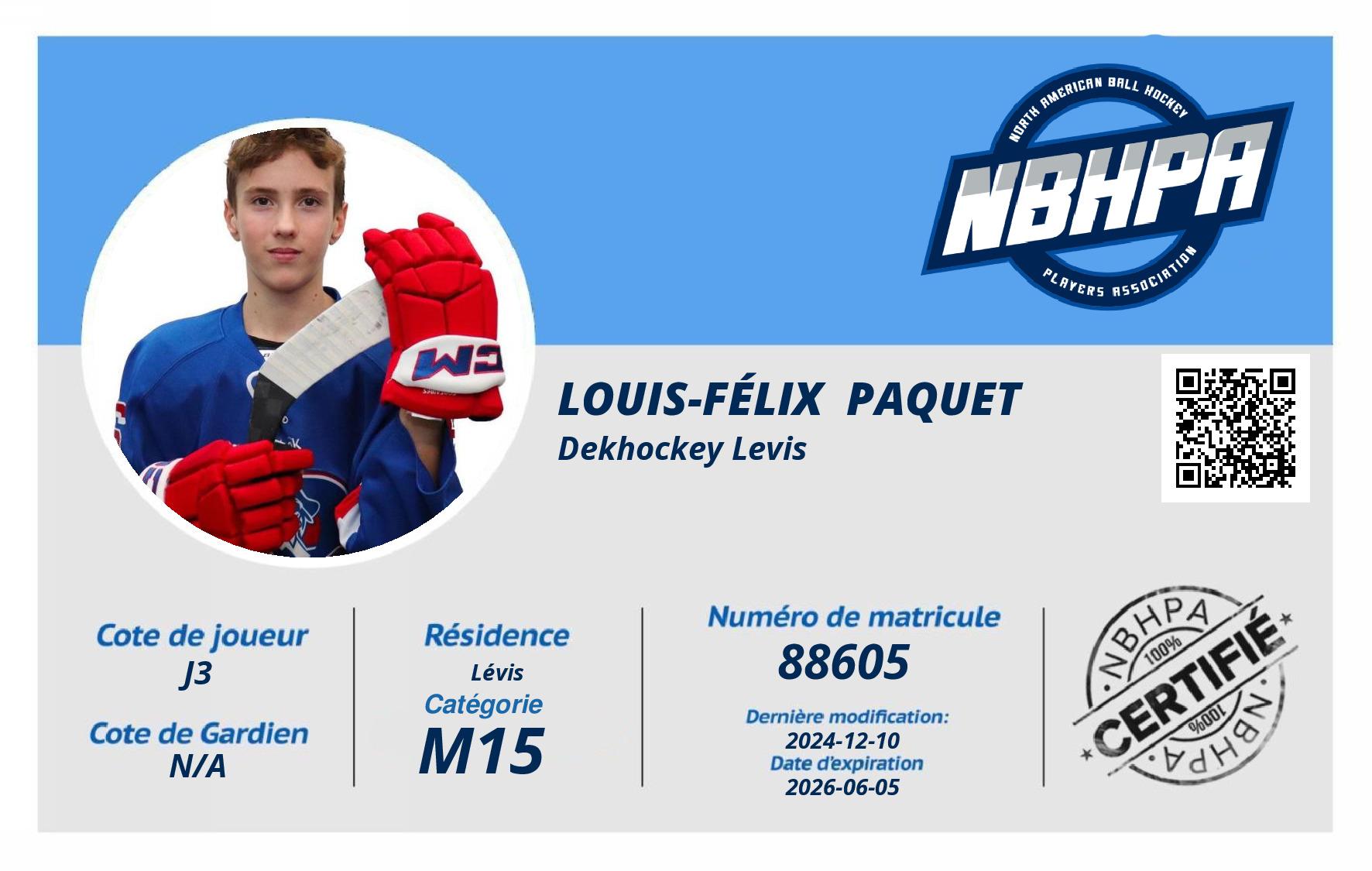 Louis-Félix  Paquet 