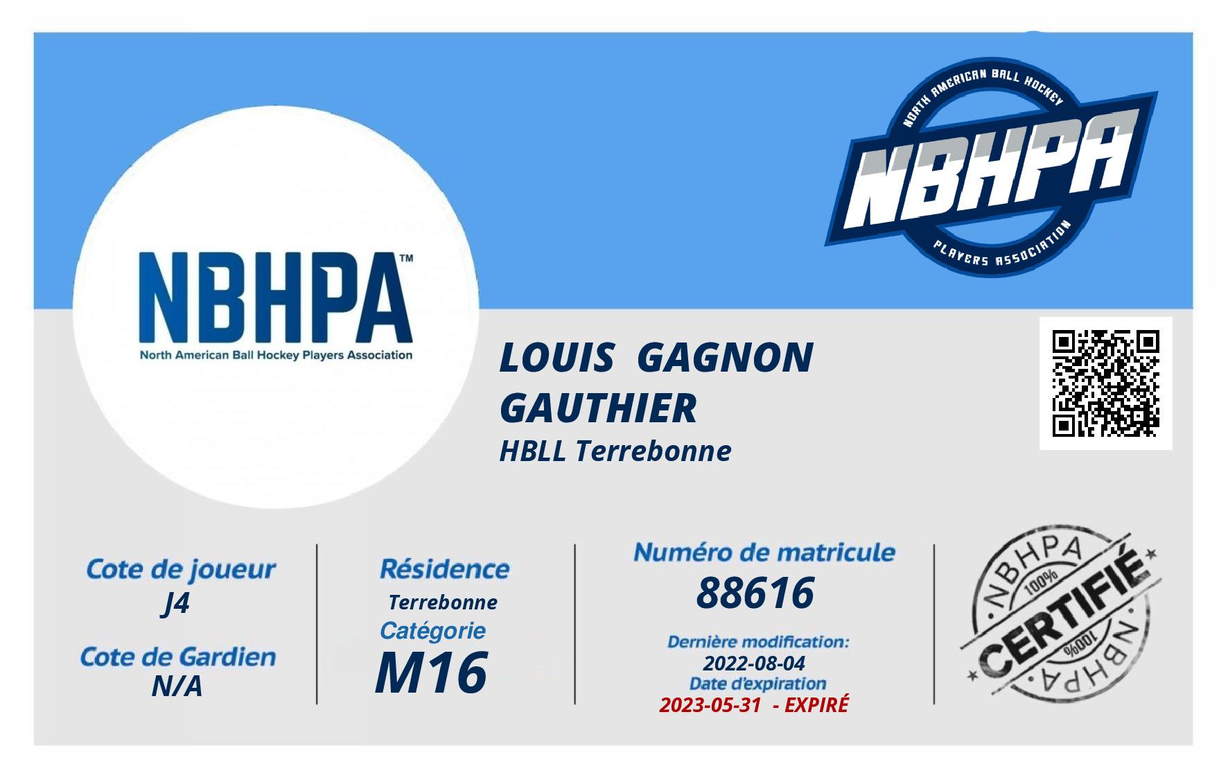 Louis  Gagnon Gauthier