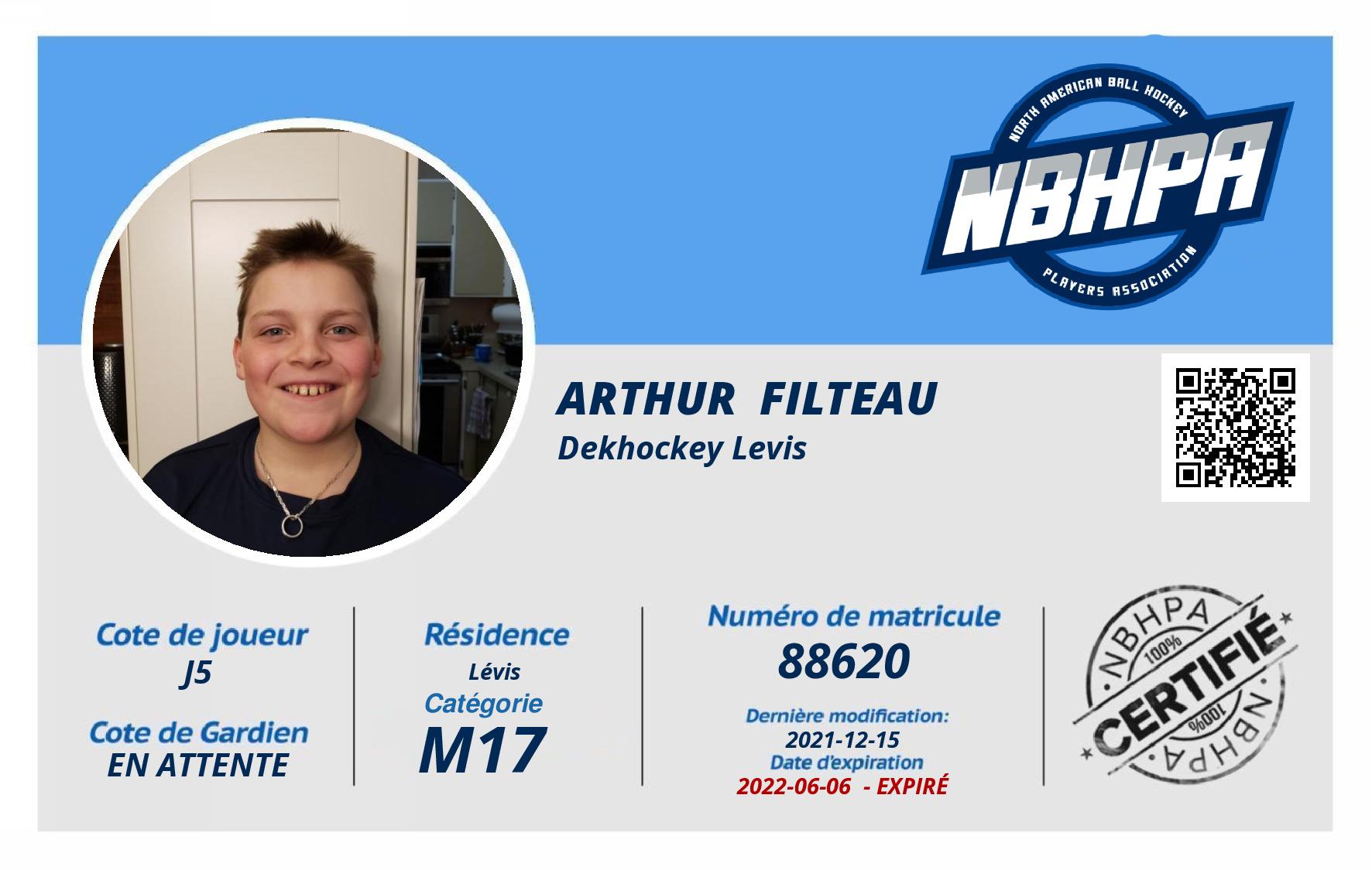 Arthur  Filteau 