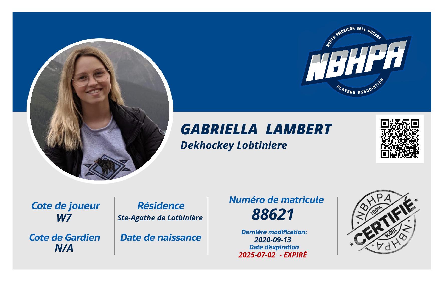 Gabriella  Lambert