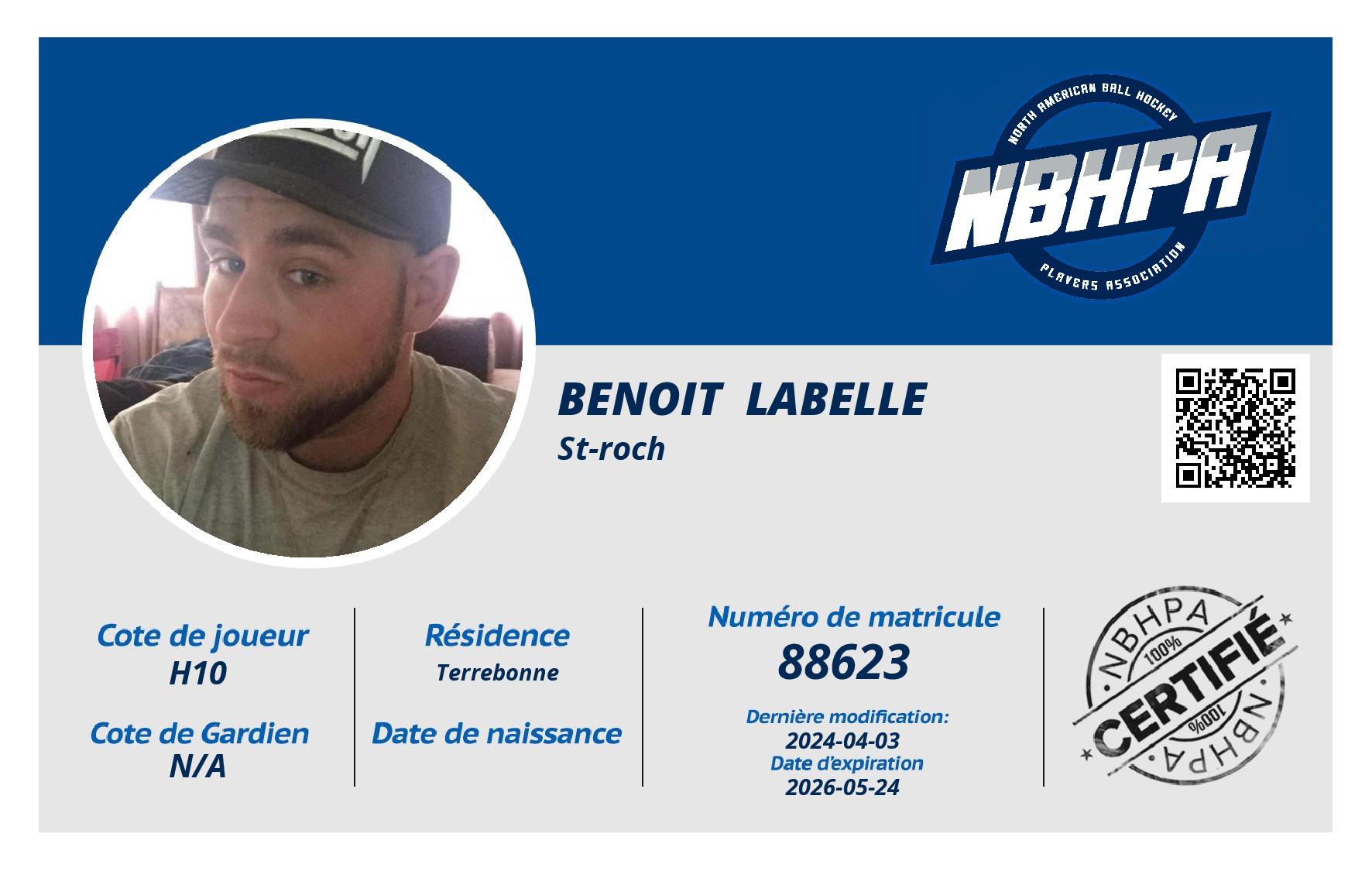 Benoit  Labelle