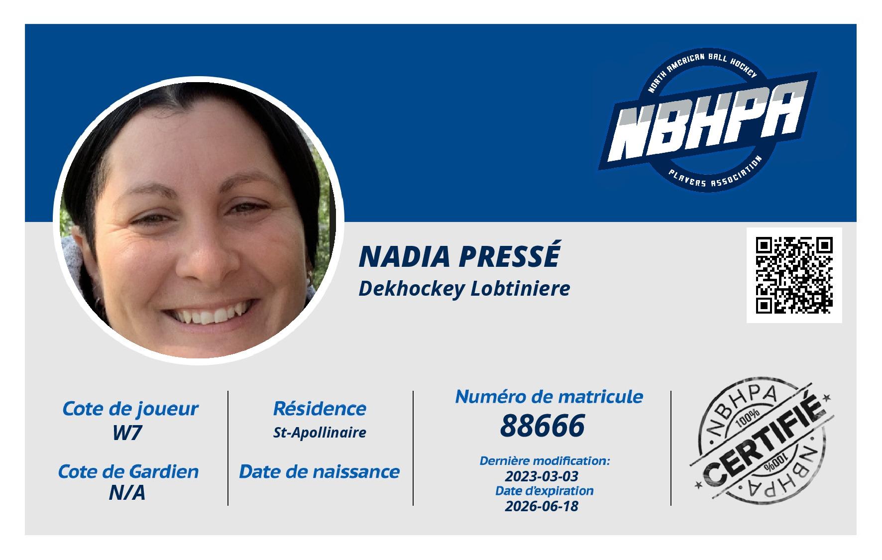 Nadia Pressé