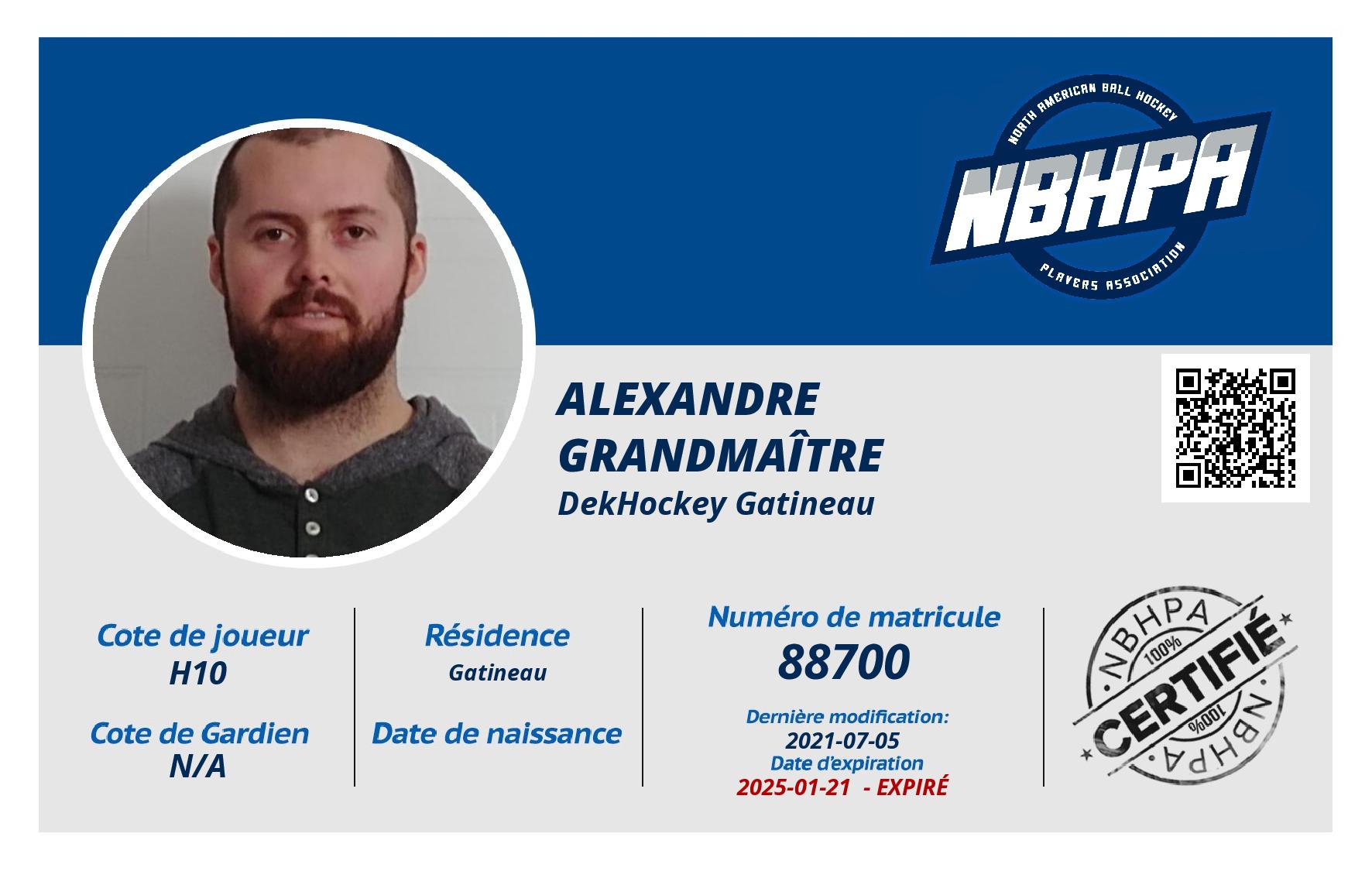 Alexandre Grandmaître