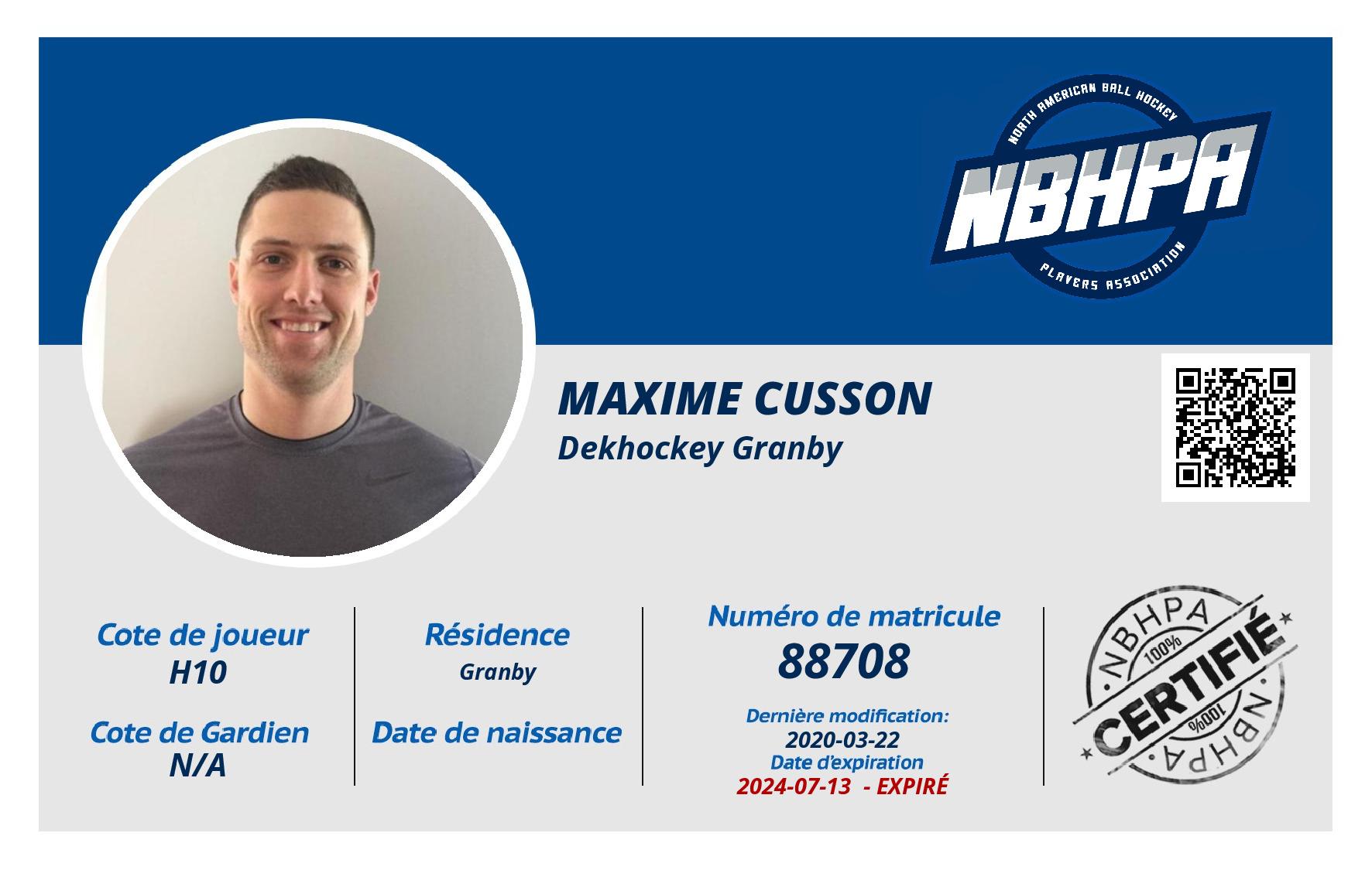 Maxime Cusson