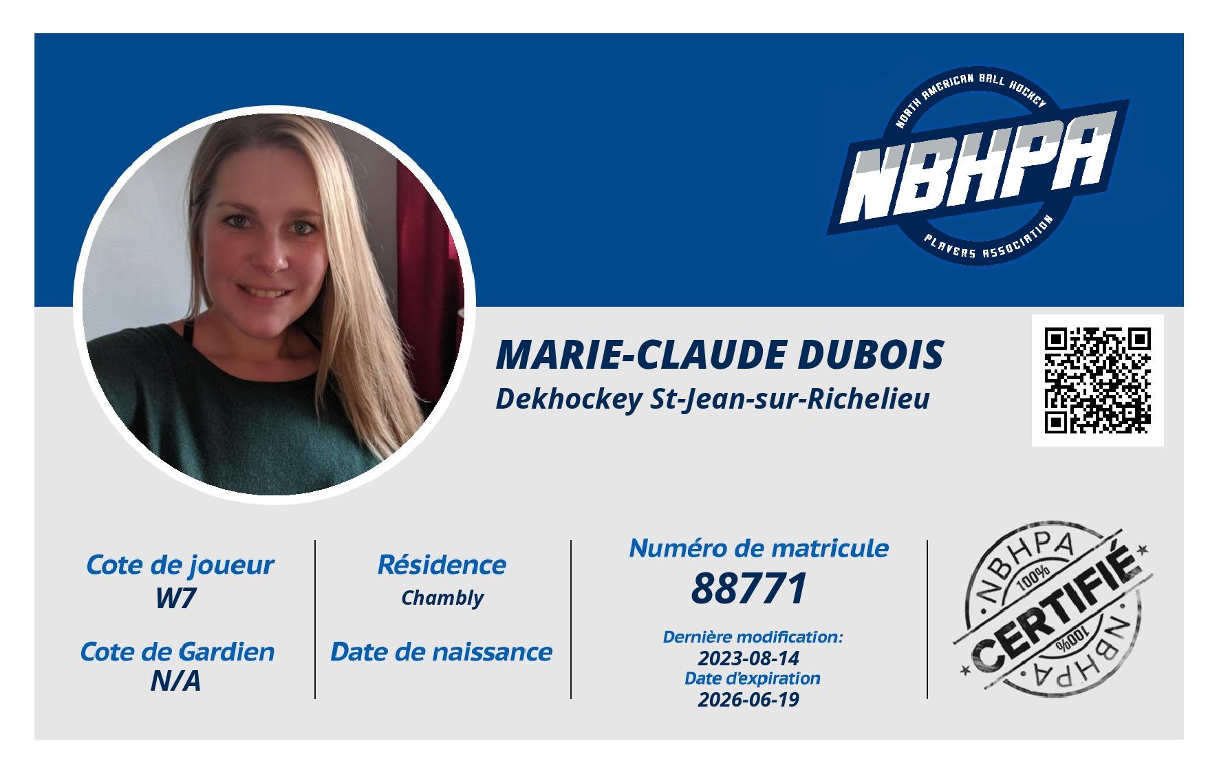 Marie-Claude Dubois