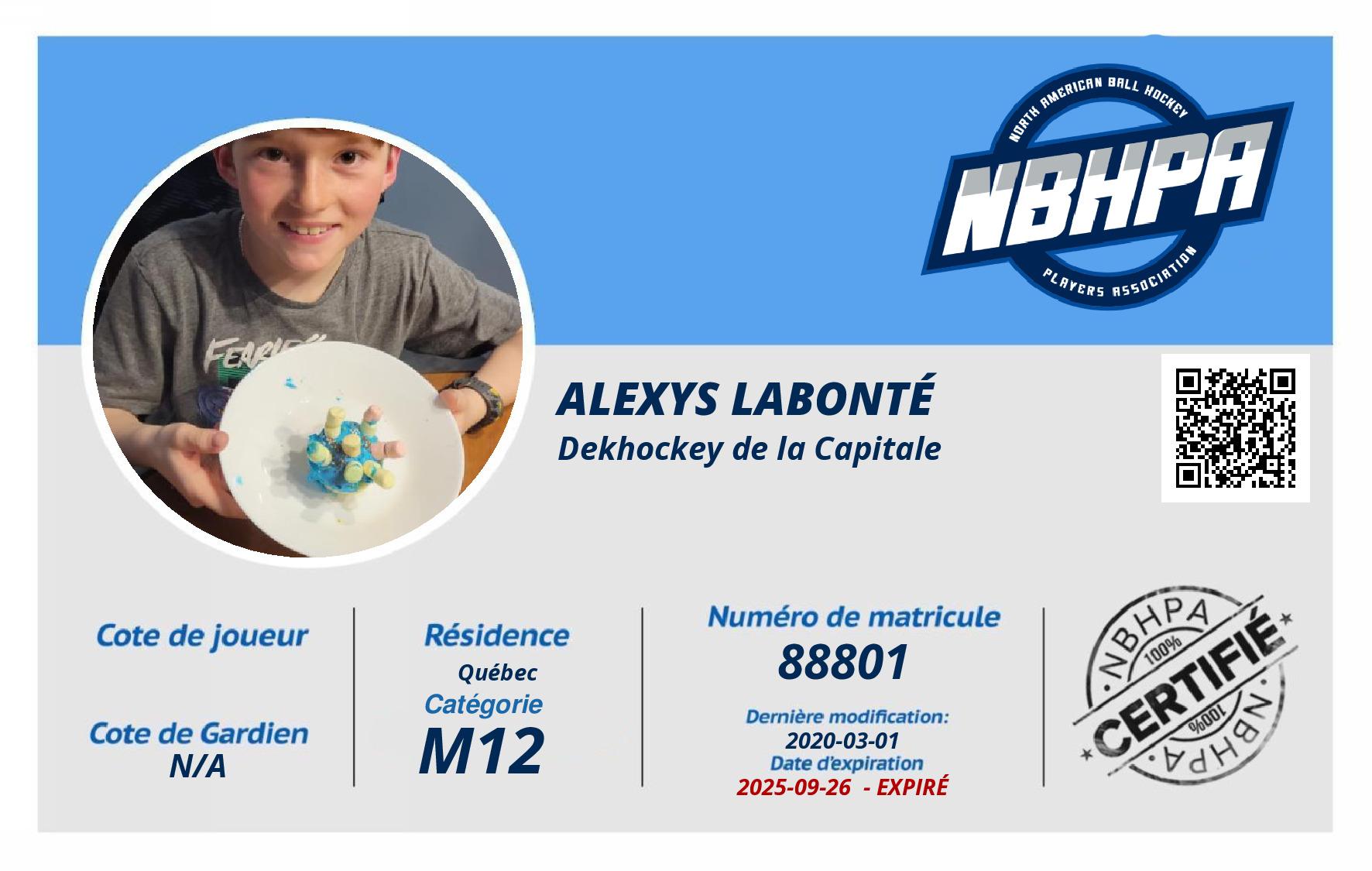 Alexys Labonté