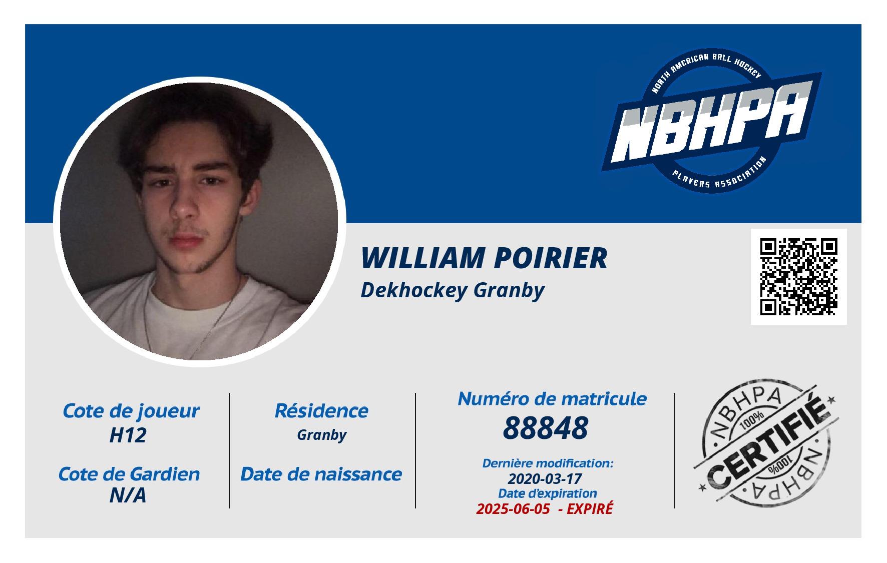 william poirier