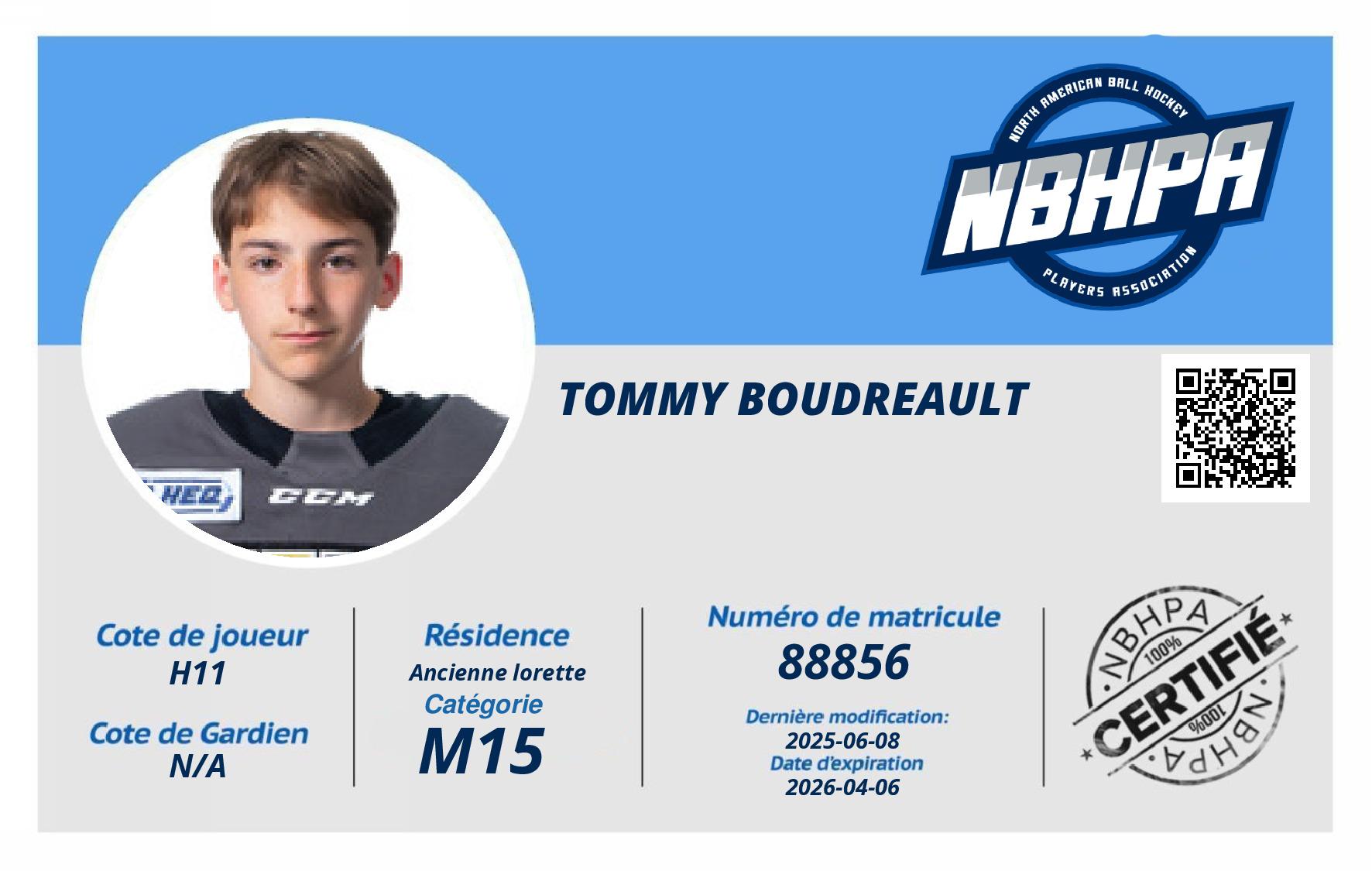 Tommy Boudreault