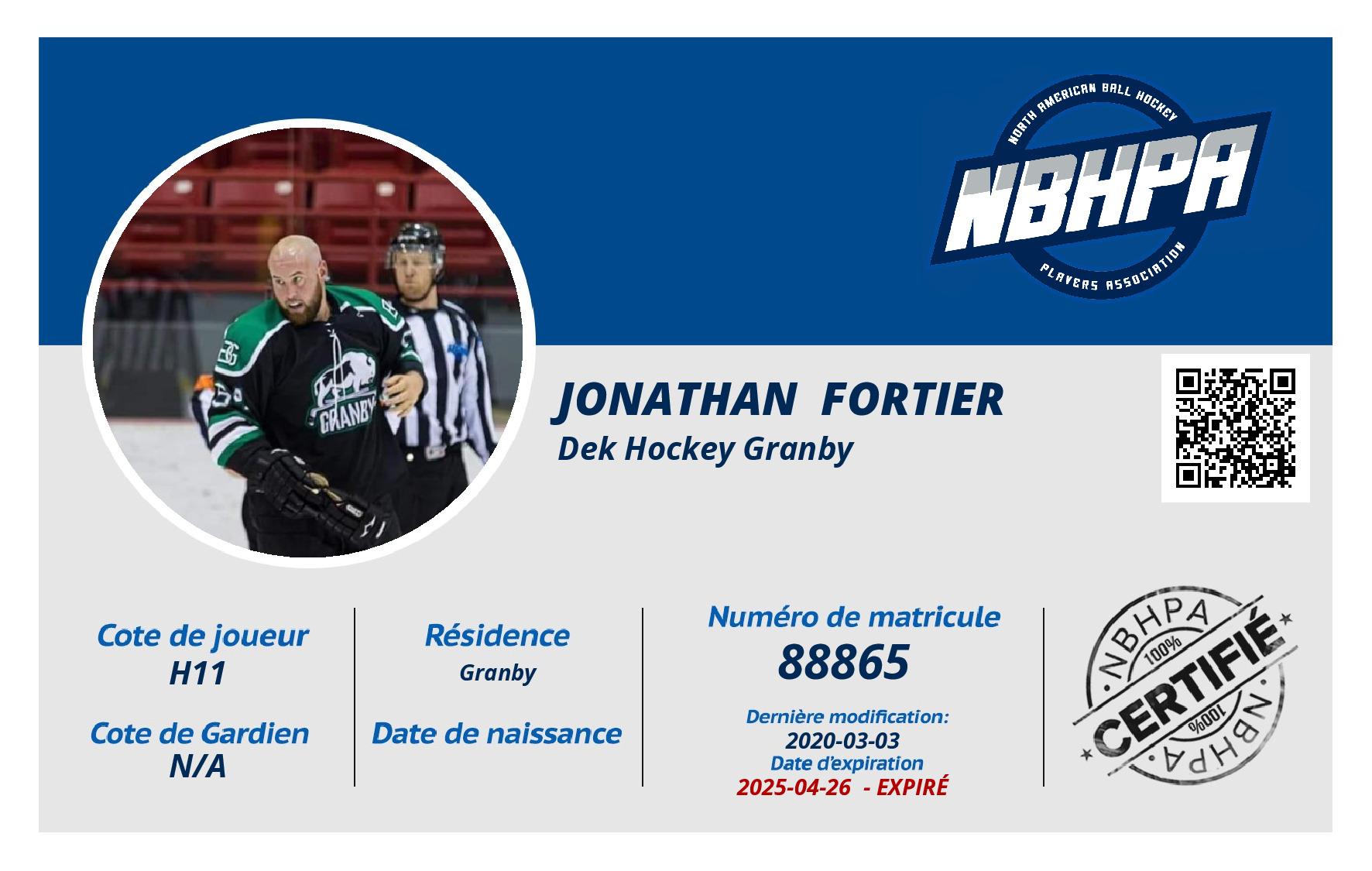 Jonathan  Fortier
