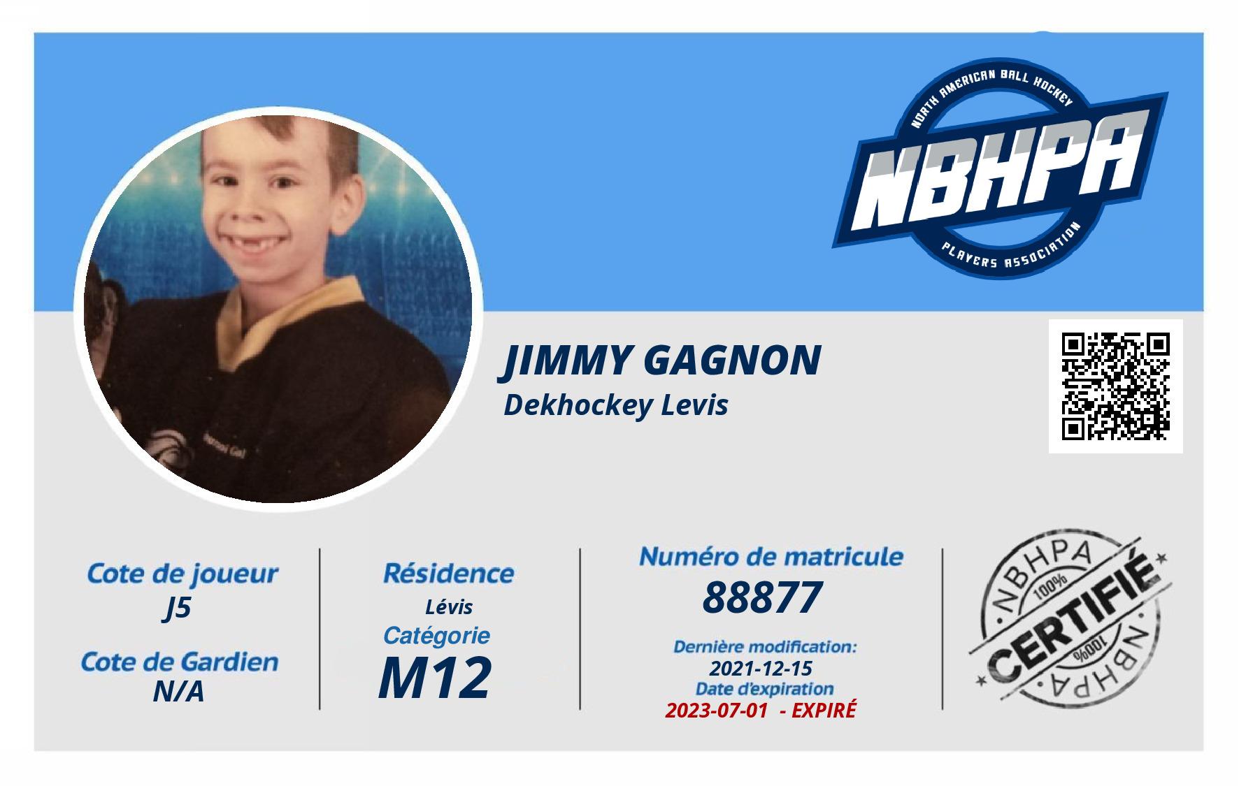 Jimmy Gagnon
