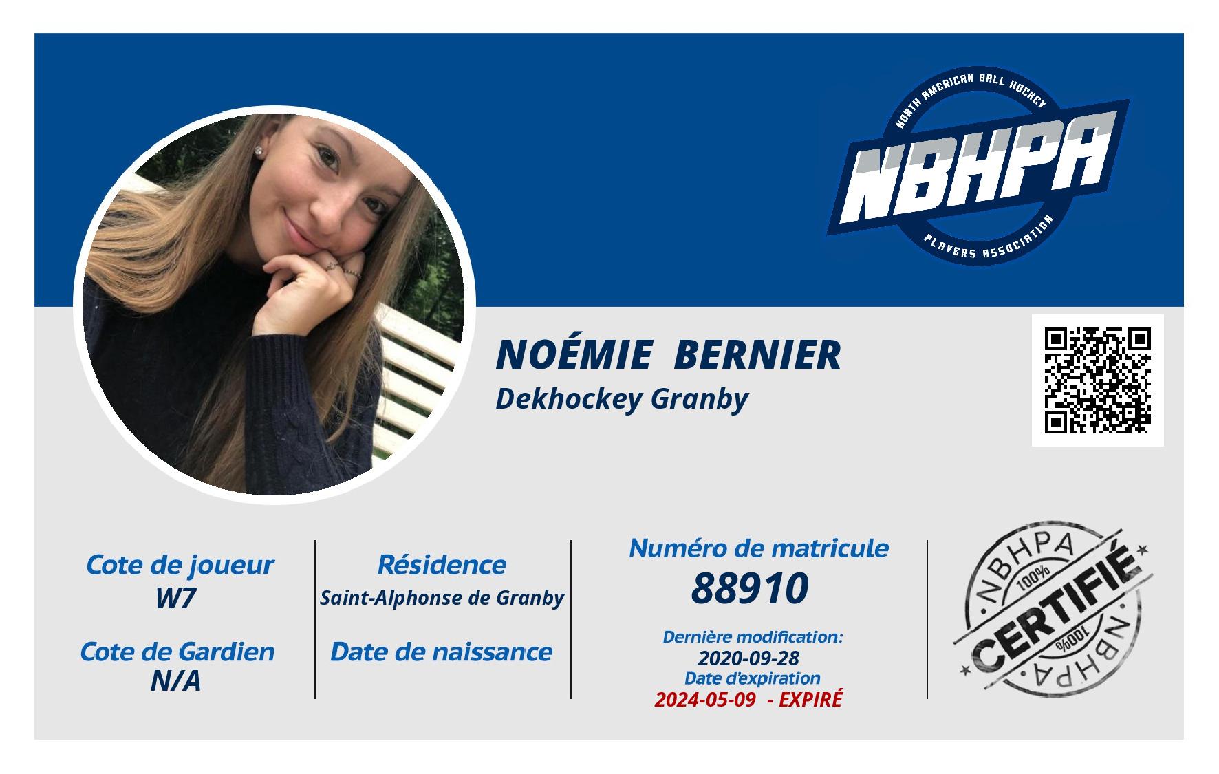 Noémie  Bernier