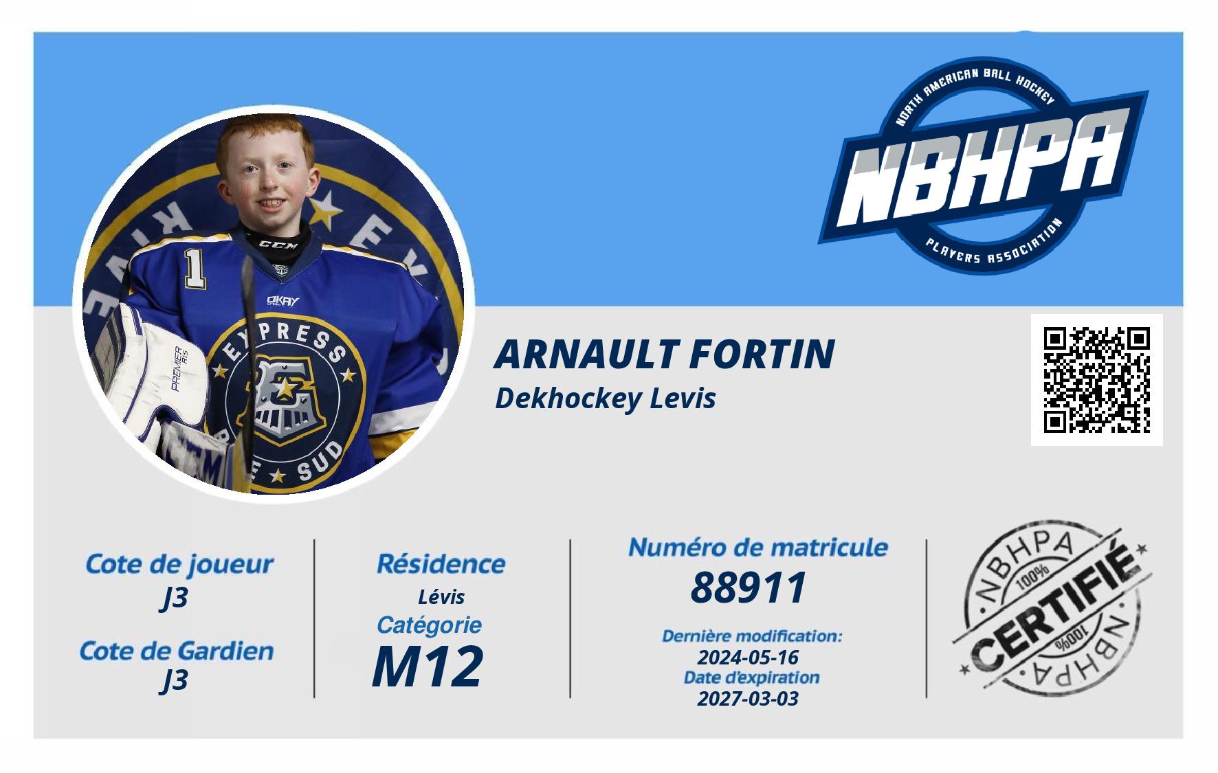 Arnault Fortin