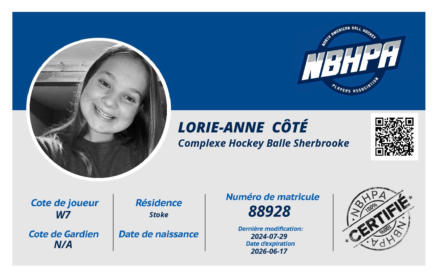 Lorie-Anne  Côté