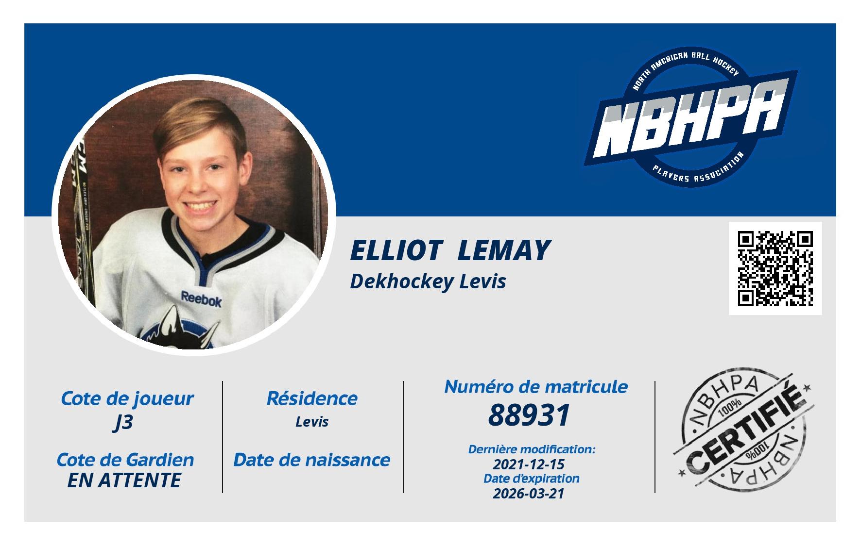 Elliot  Lemay