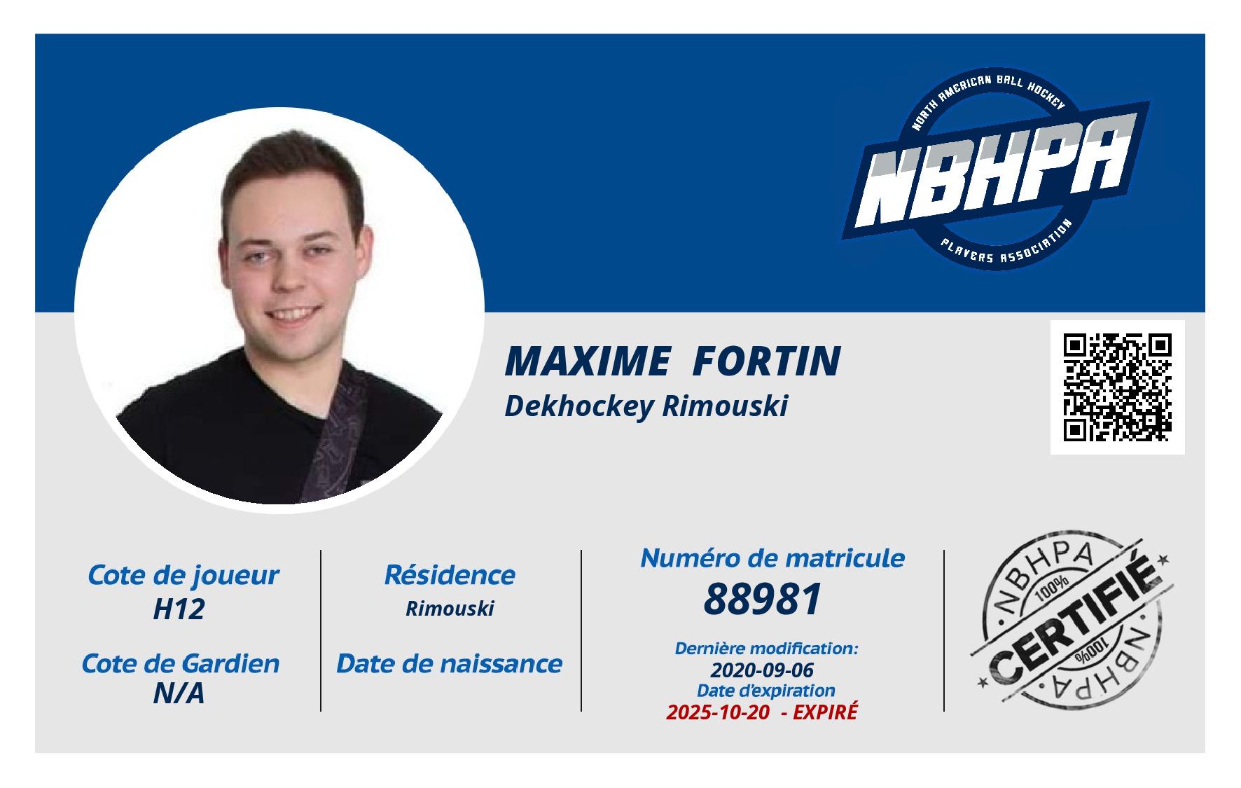 Maxime  Fortin