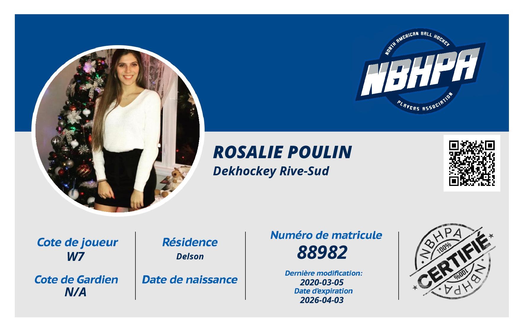 Rosalie Poulin