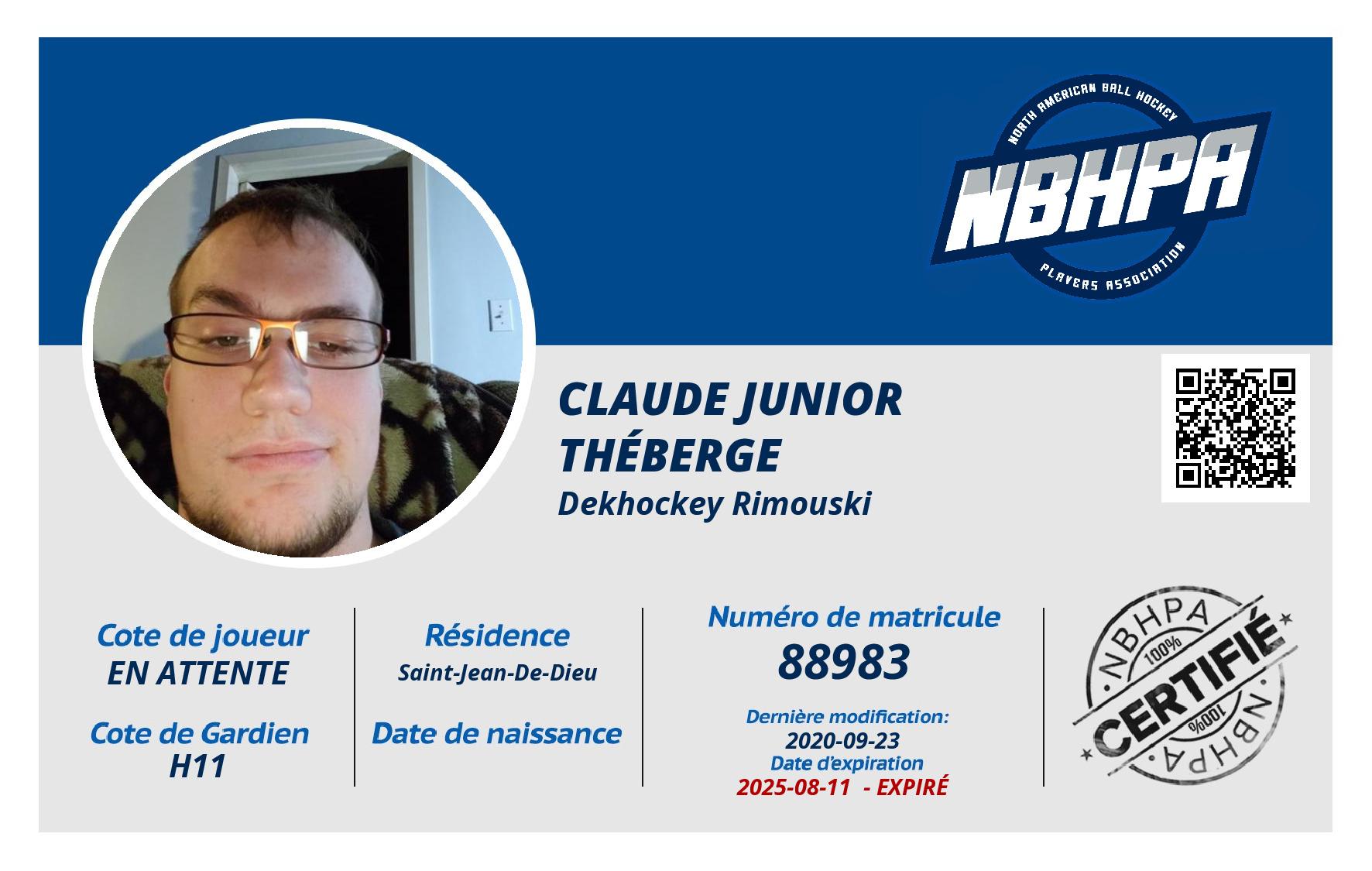 Claude Junior Théberge