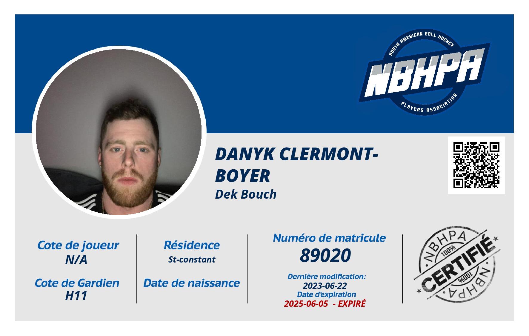 Danyk Clermont-boyer