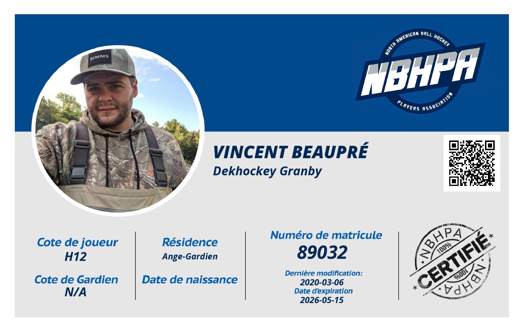 Vincent Beaupré 