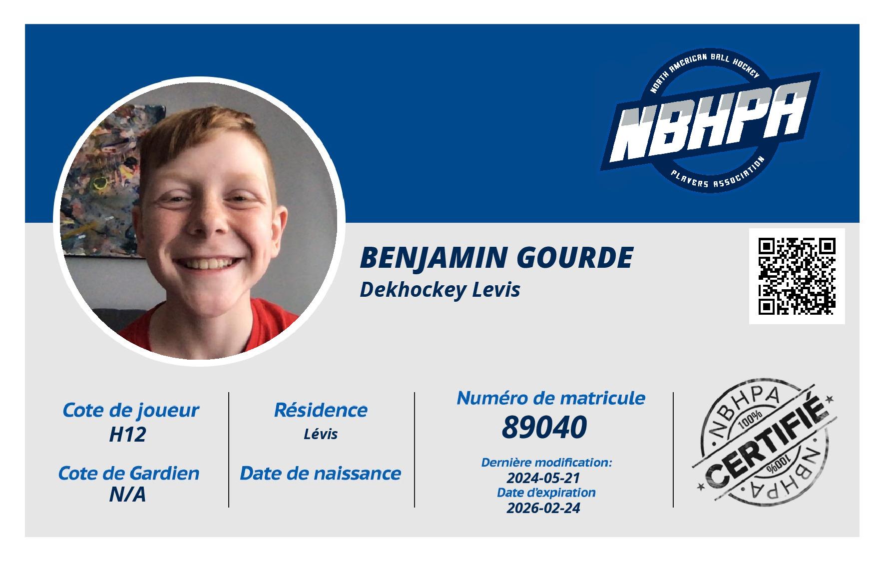 Benjamin Gourde