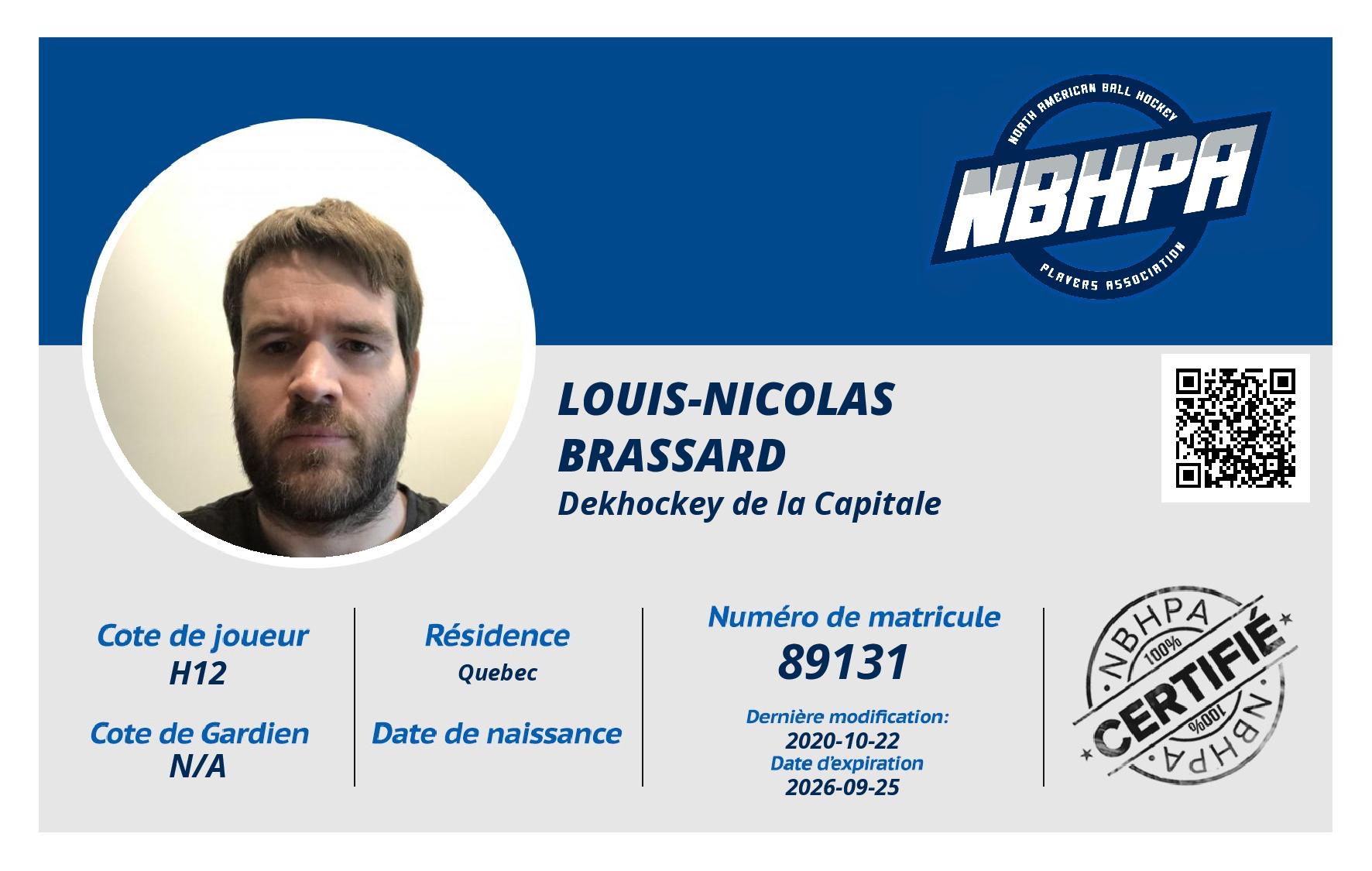 Louis-Nicolas  Brassard