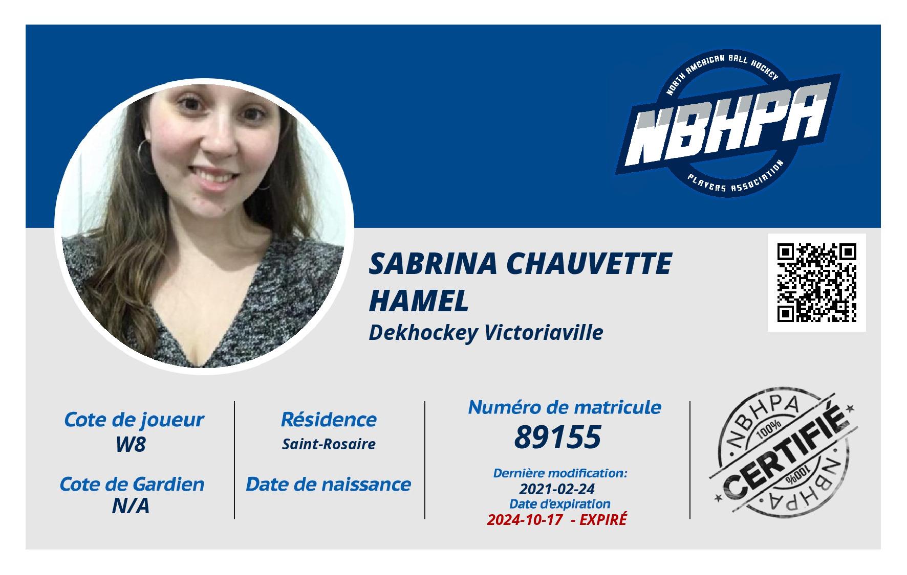 Sabrina Chauvette Hamel