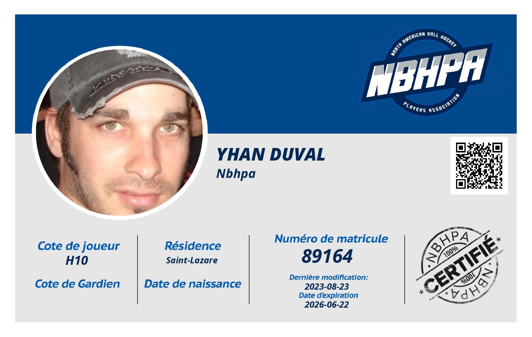 Yhan Duval