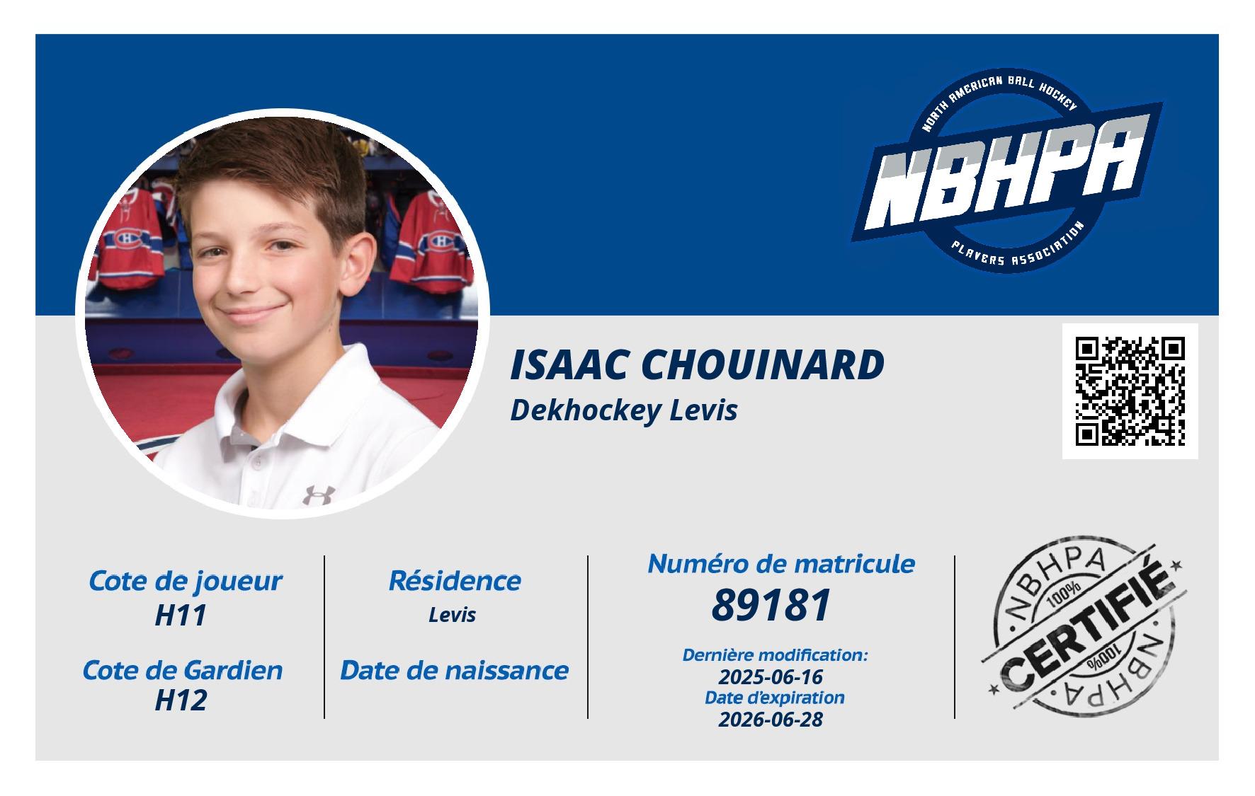 Isaac Chouinard 