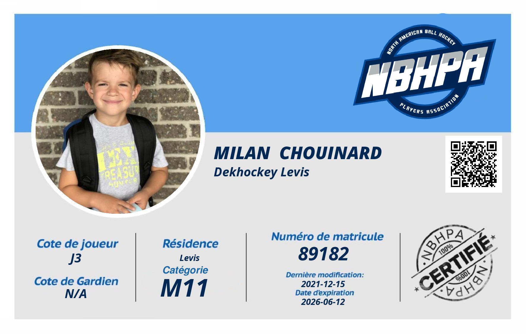 Milan  Chouinard 