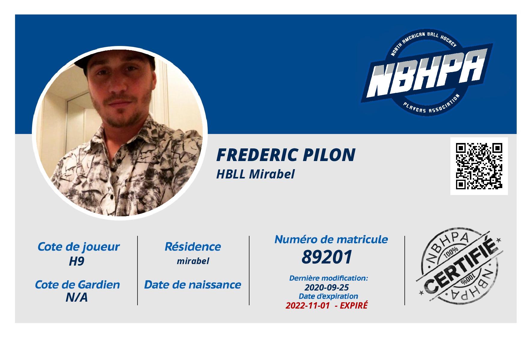 frederic pilon