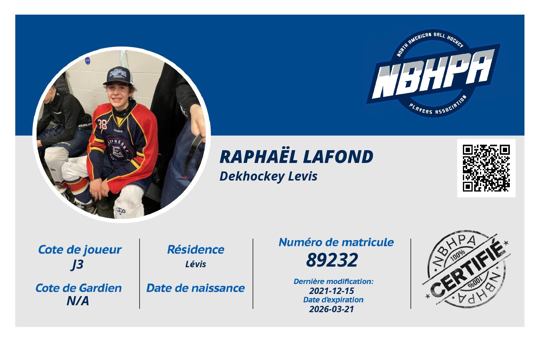 Raphaël Lafond