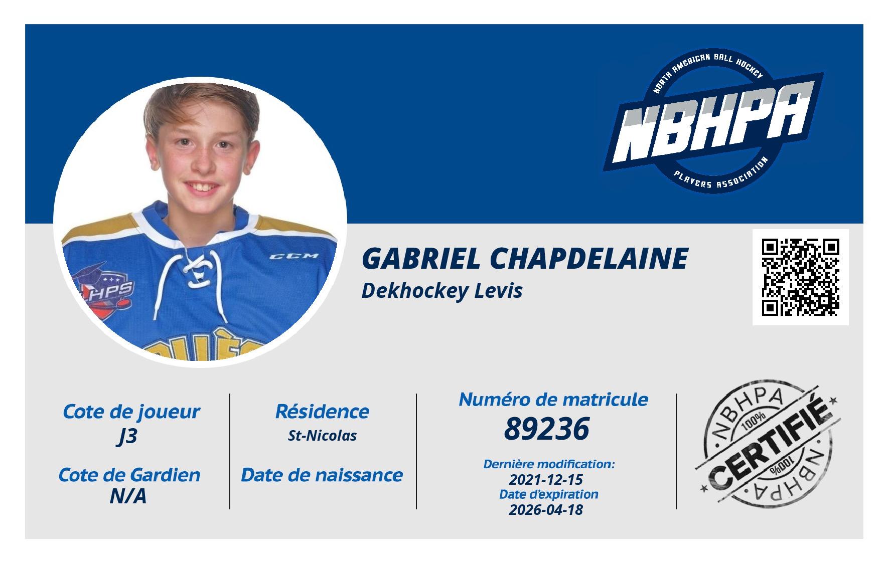 Gabriel Chapdelaine