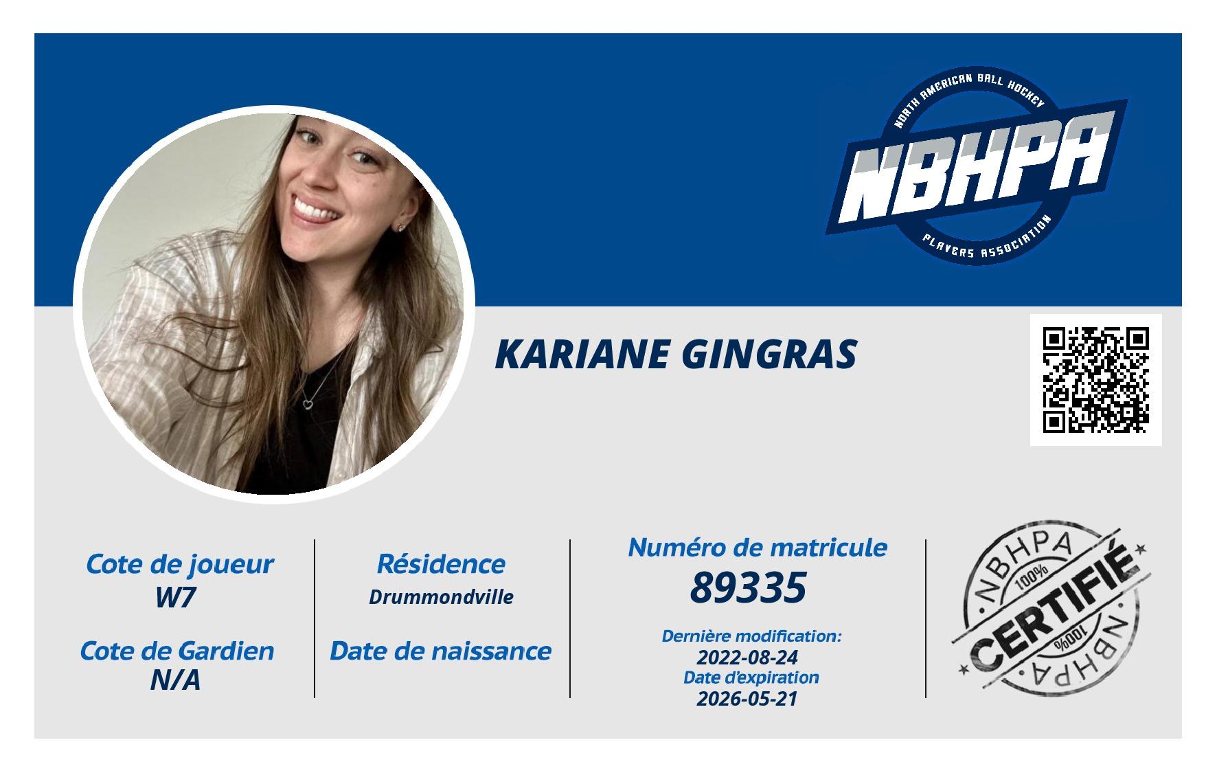 Kariane Gingras