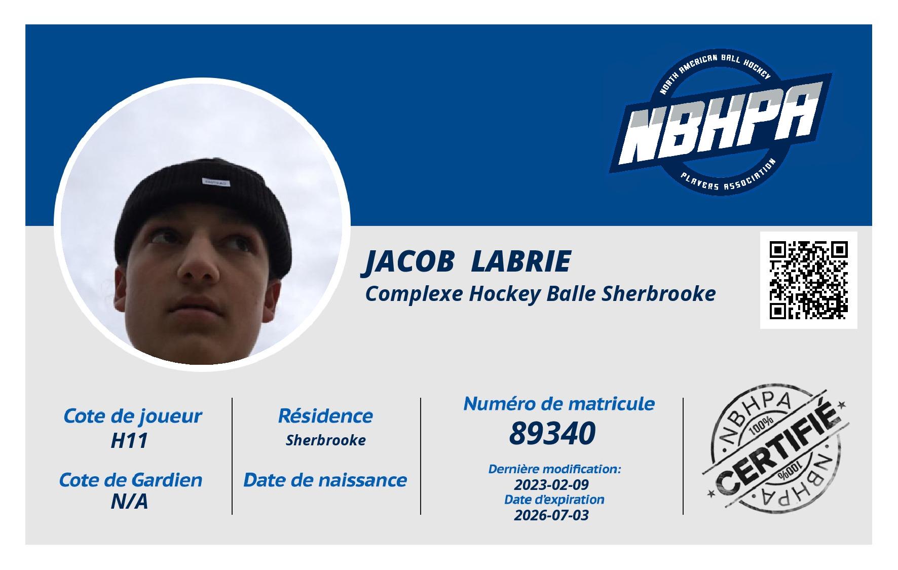 Jacob  Labrie