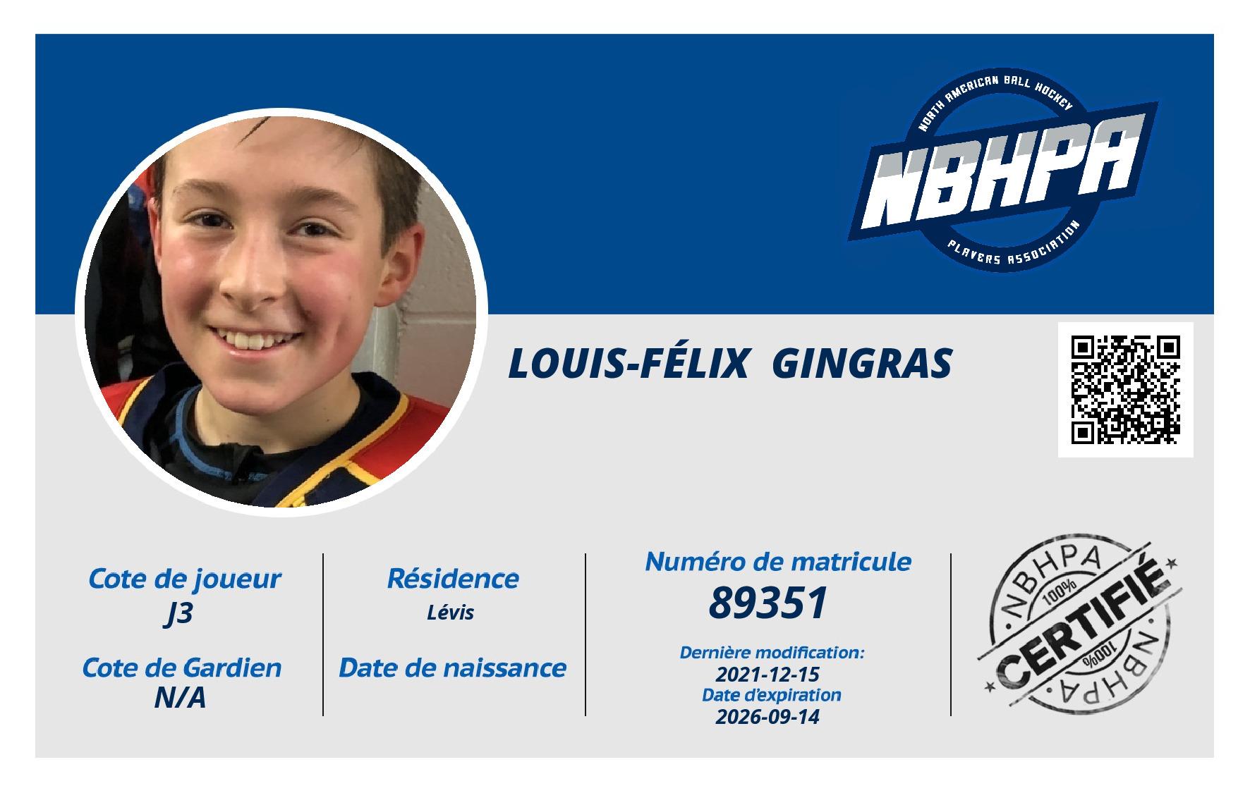 Louis-Félix  Gingras