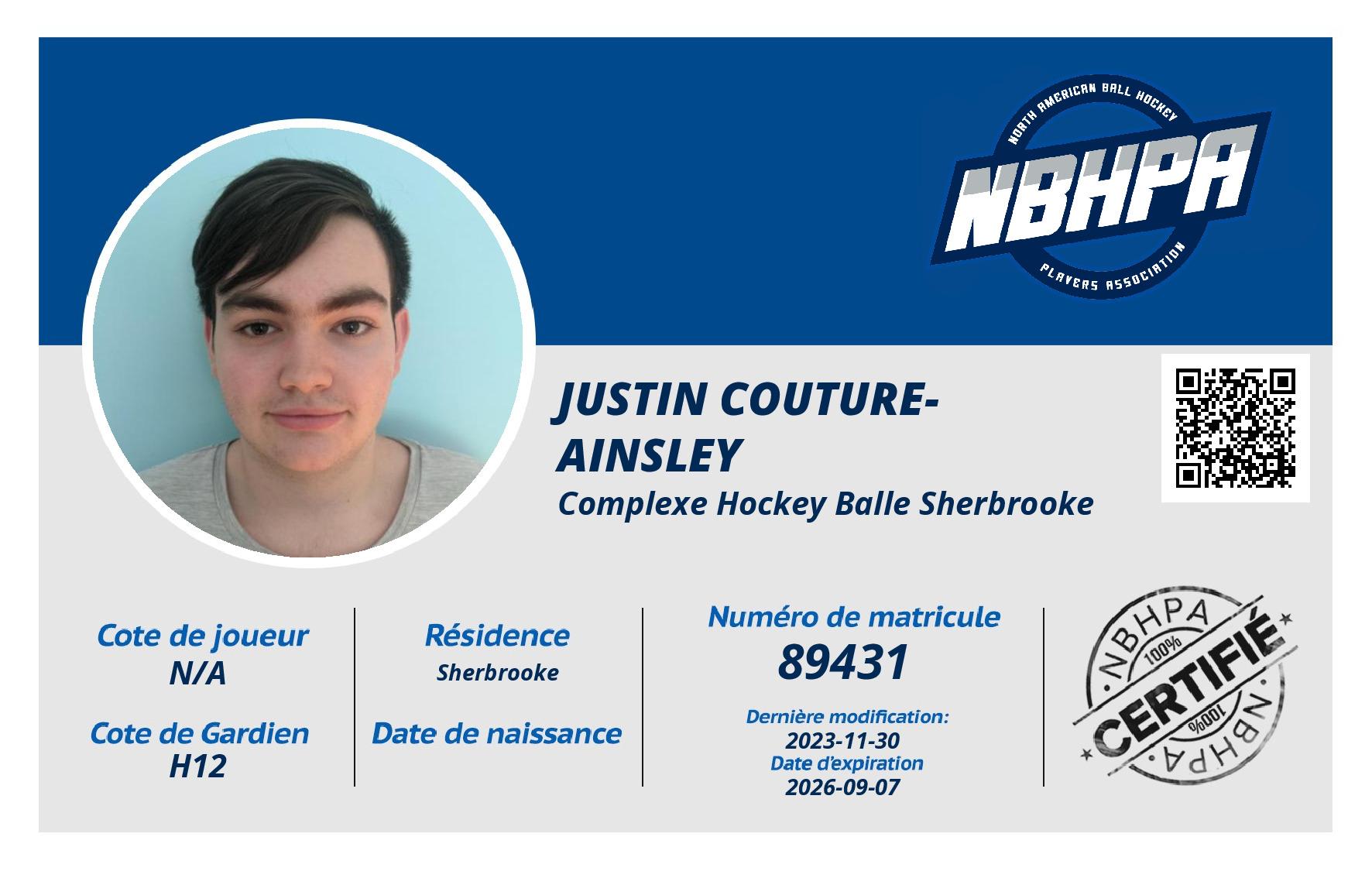Justin Couture-Ainsley