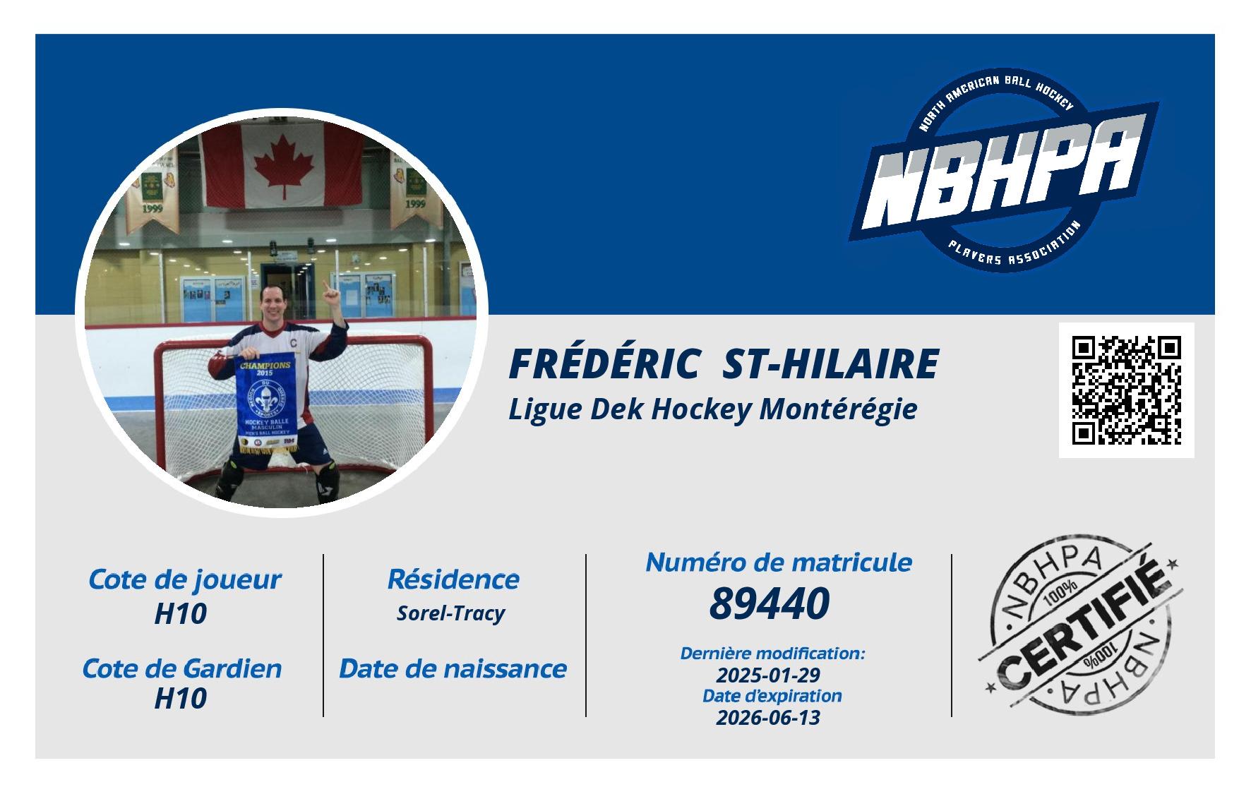 Frédéric  St-Hilaire