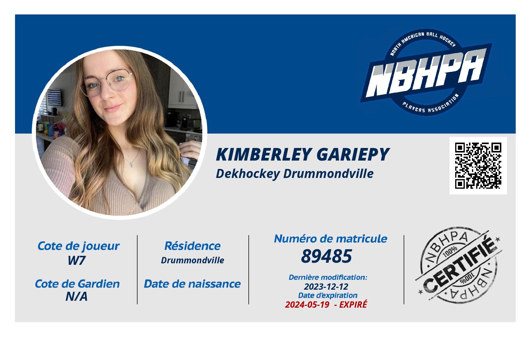 Kimberley Gariepy