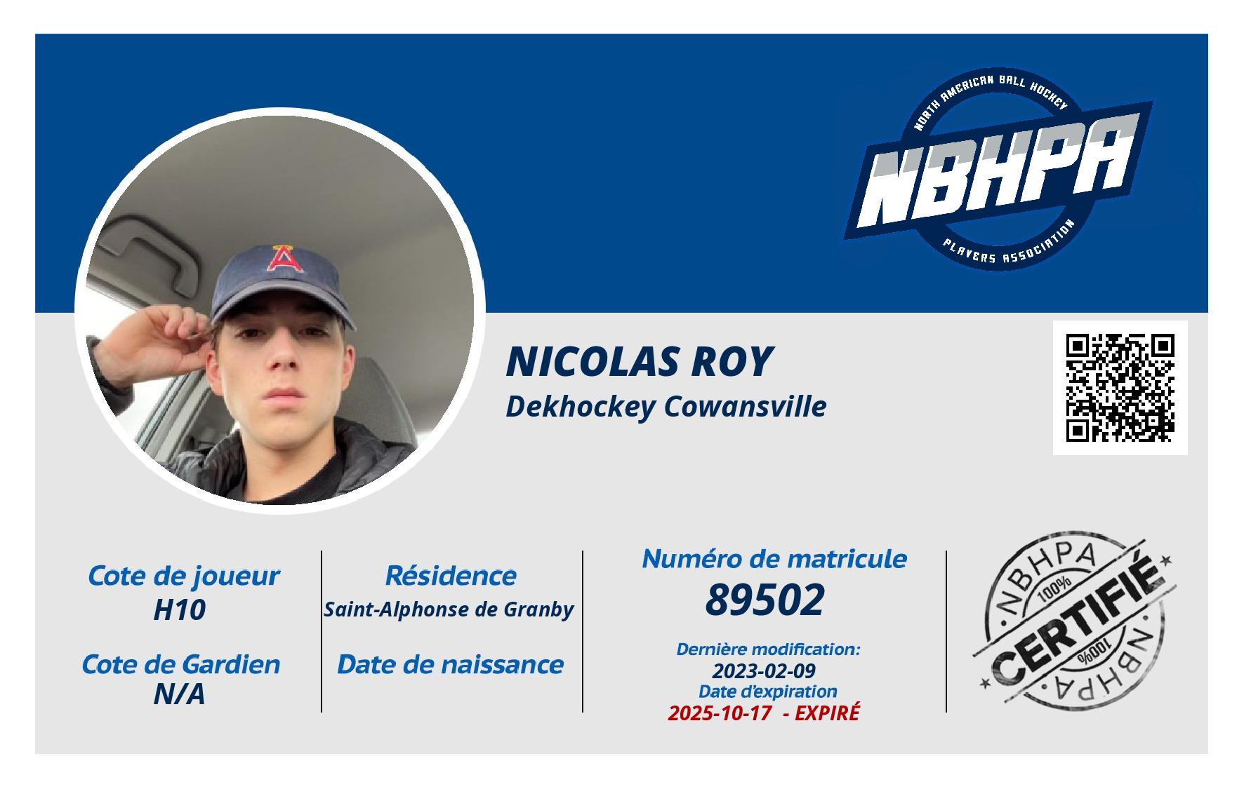 Nicolas Roy